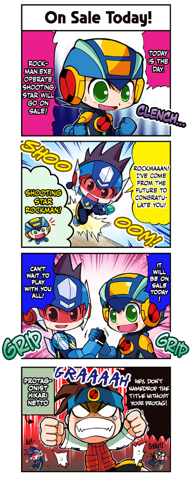 Mega Man Battle Network Operate Shooting Star 4Koma Manga 第3页
