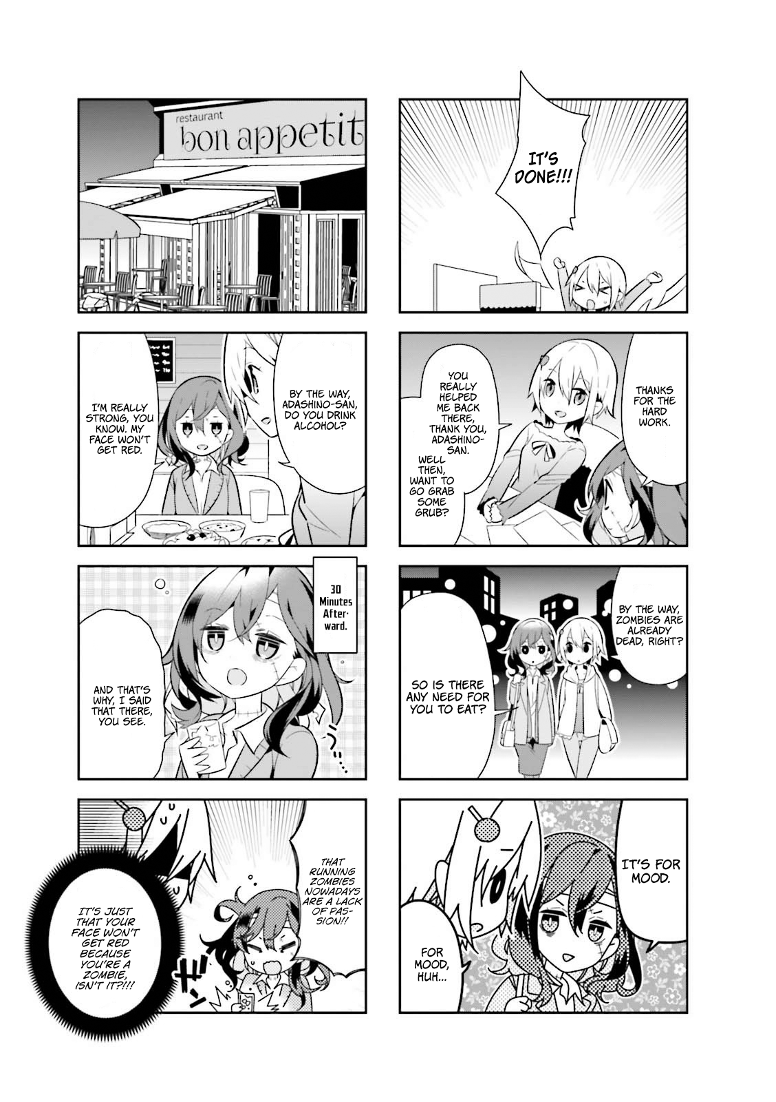 Adashino-san wa Sude ni Shinderu. My eyeball popped out 第8页