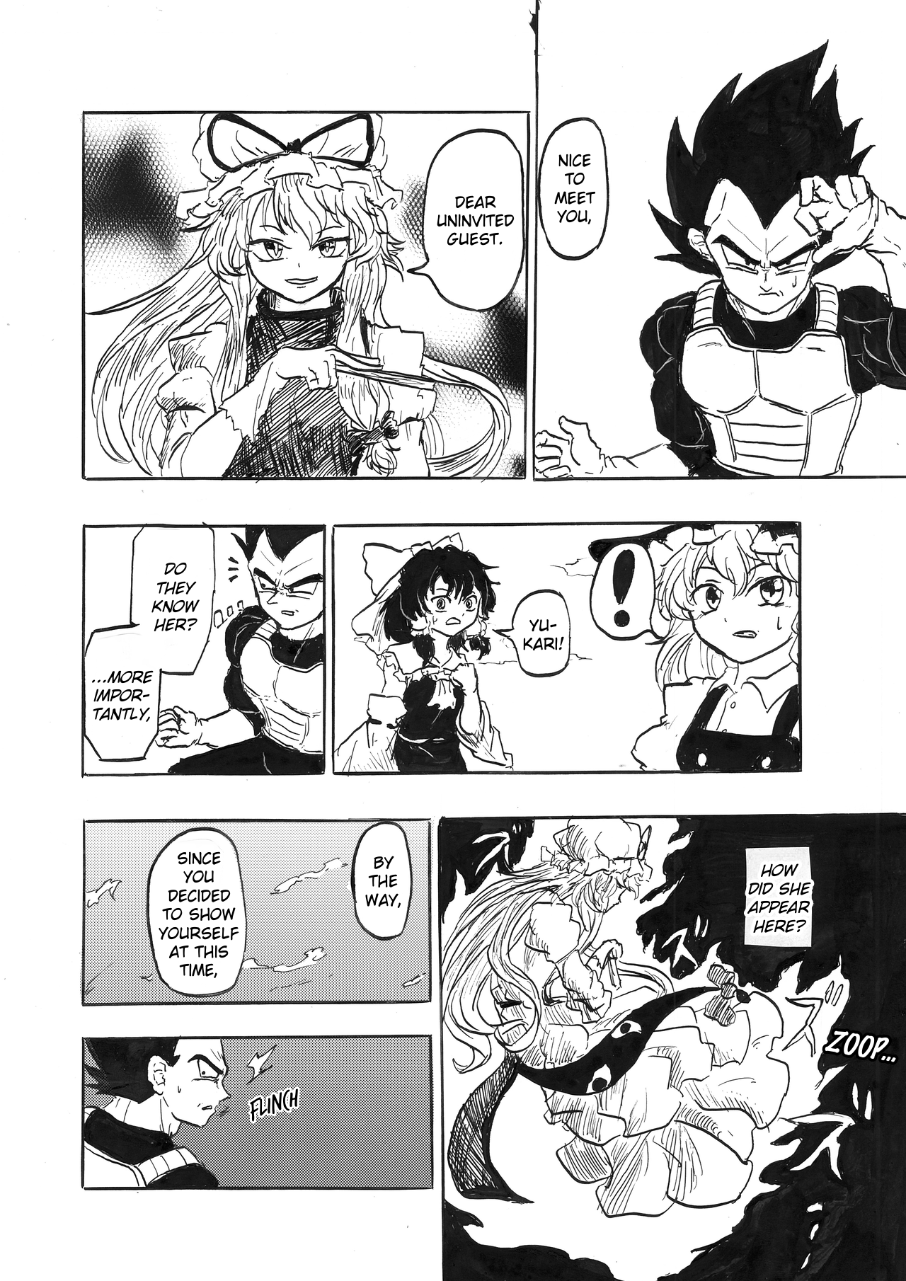 Touhou & Dragon Ball - EAST VEGETA (Doujinshi) Greeting by Train 第2页