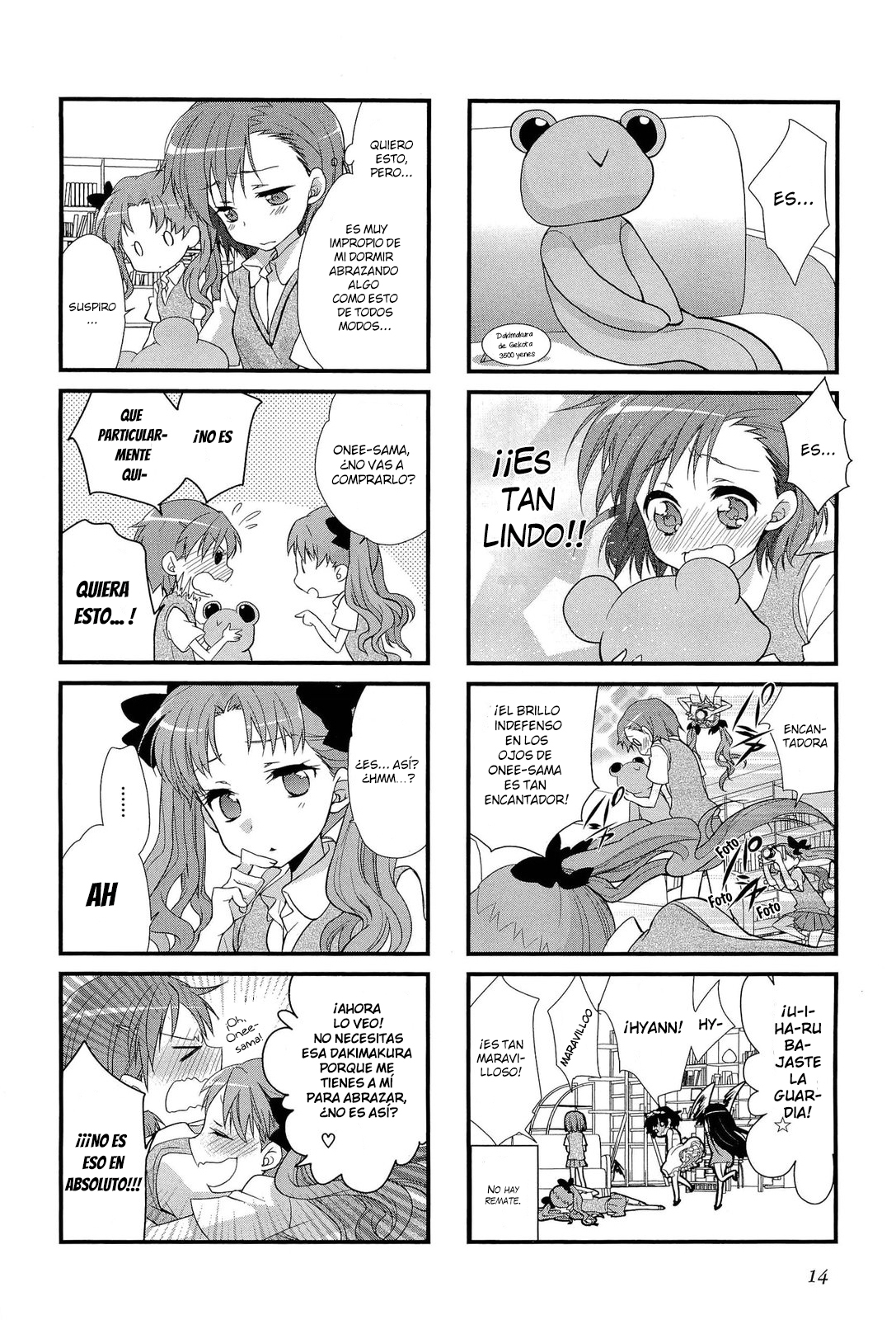 4-koma Koushiki Anthology - Toaru Kagaku no Railgun x Toaru Majutsu no Index Te quiero, te quiero, te quiero mucho Onee-sama 第3页