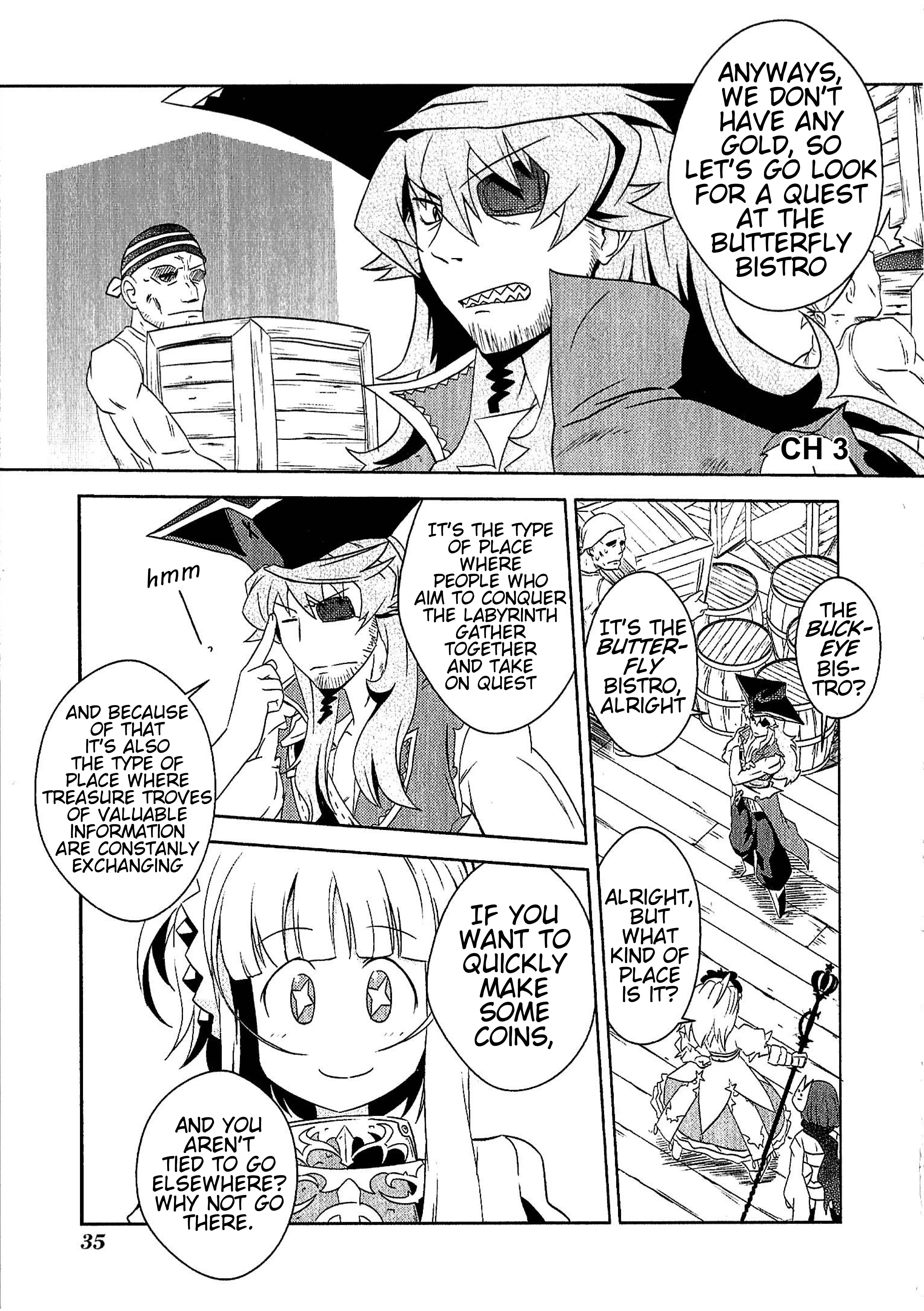 Etrian Odyssey III: The Deep Sea War Princess Vol. 1 Ch. 3 第1页