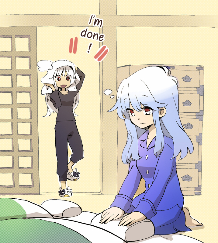 Touhou - Keine, Sleepy at 9pm (Doujinshi) 第1页