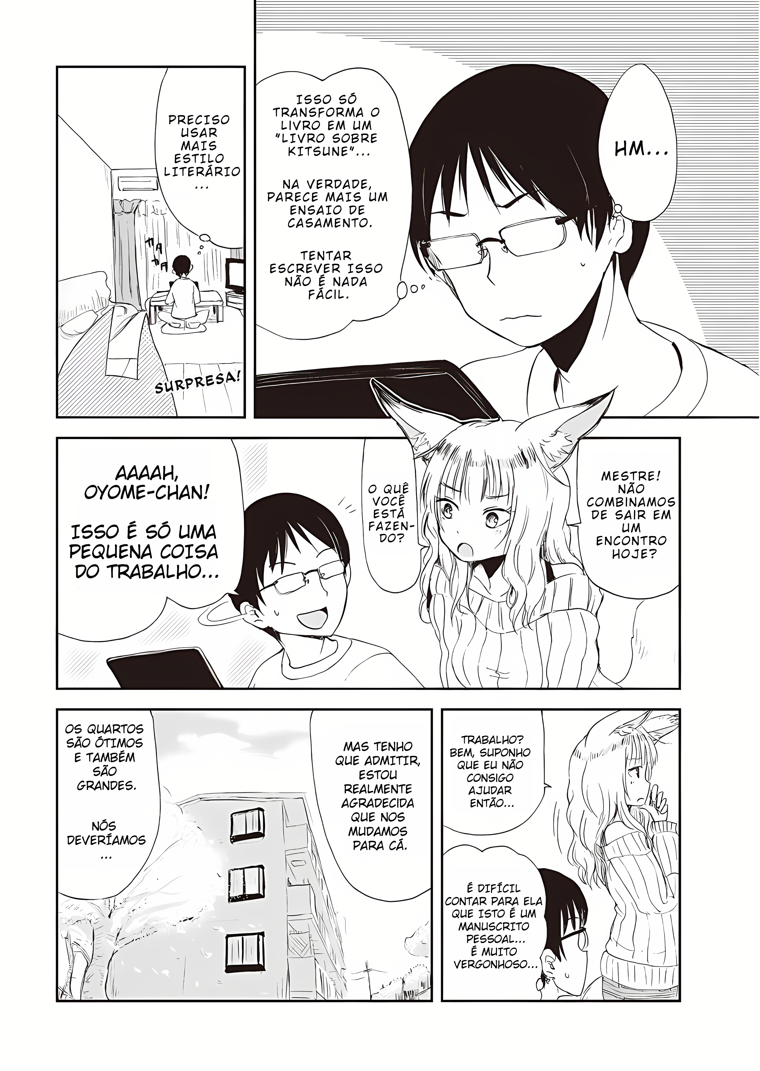Kitsune no Oyome-chan Quando minha esposa kitsune e eu fomos para um encontro 第8页