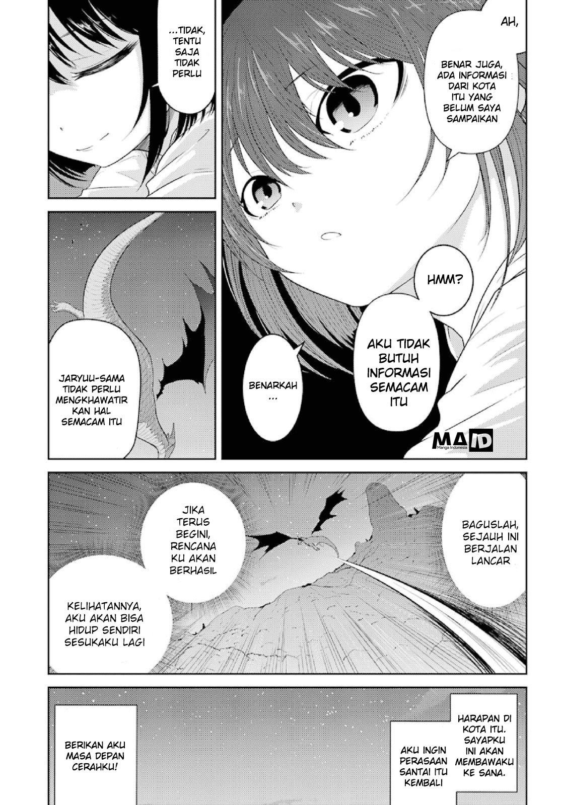 Yowai 5000-nen no Soushoku Dragon, Iware naki Jaryuu Nintei: Yada Kono Ikenie, Hito no Hanashi wo Kiite Kurenai Menuju Kota Petualang 第19页