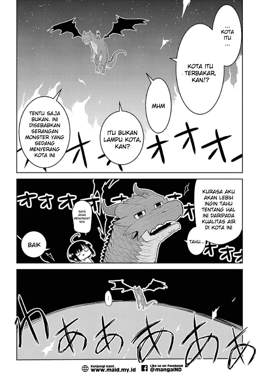 Yowai 5000-nen no Soushoku Dragon, Iware naki Jaryuu Nintei: Yada Kono Ikenie, Hito no Hanashi wo Kiite Kurenai Menuju Kota Petualang 第21页