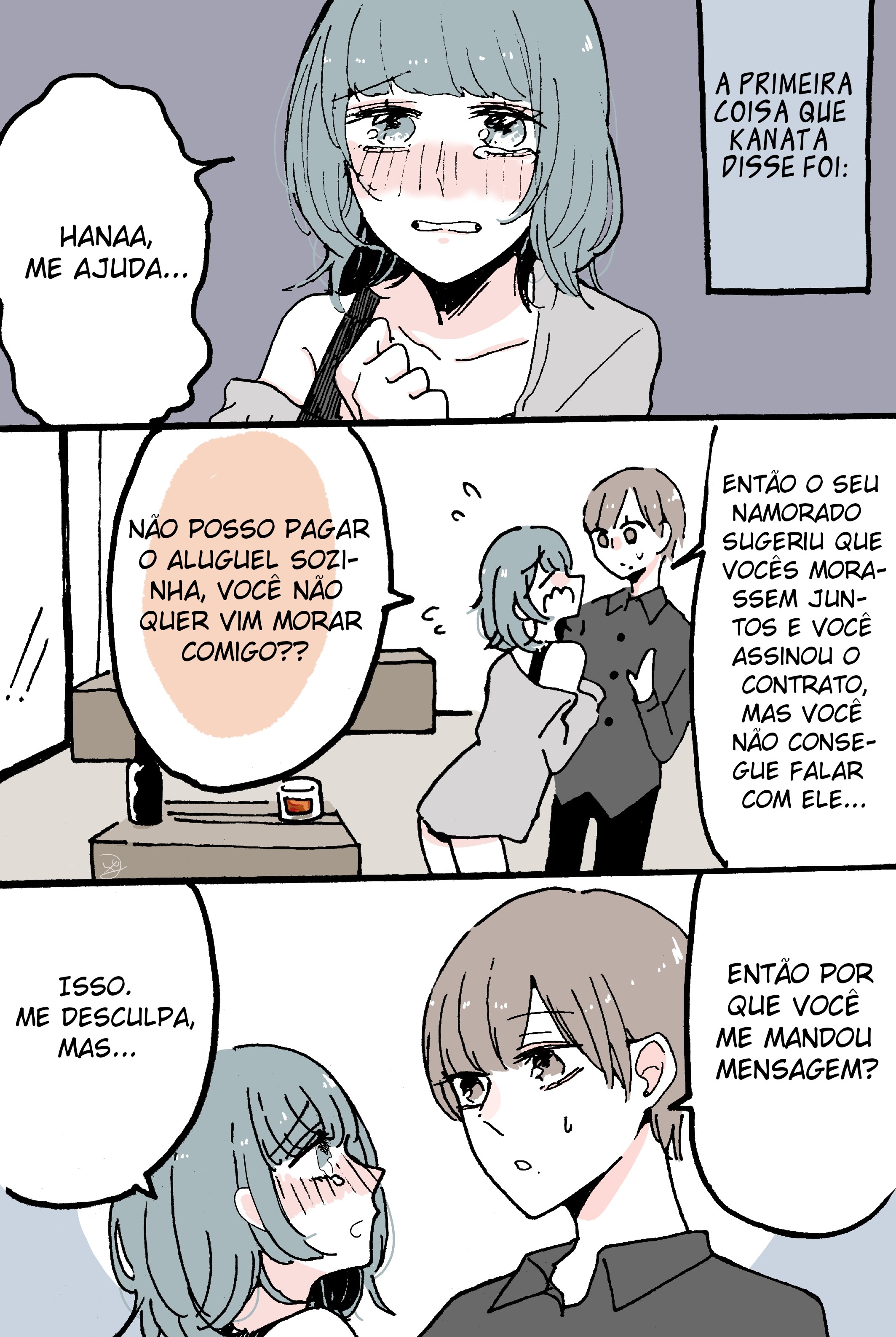 Doukyonin ni Kataomoi Shiteru Yuri Manga Vol. 1 Ch. 1 第2页