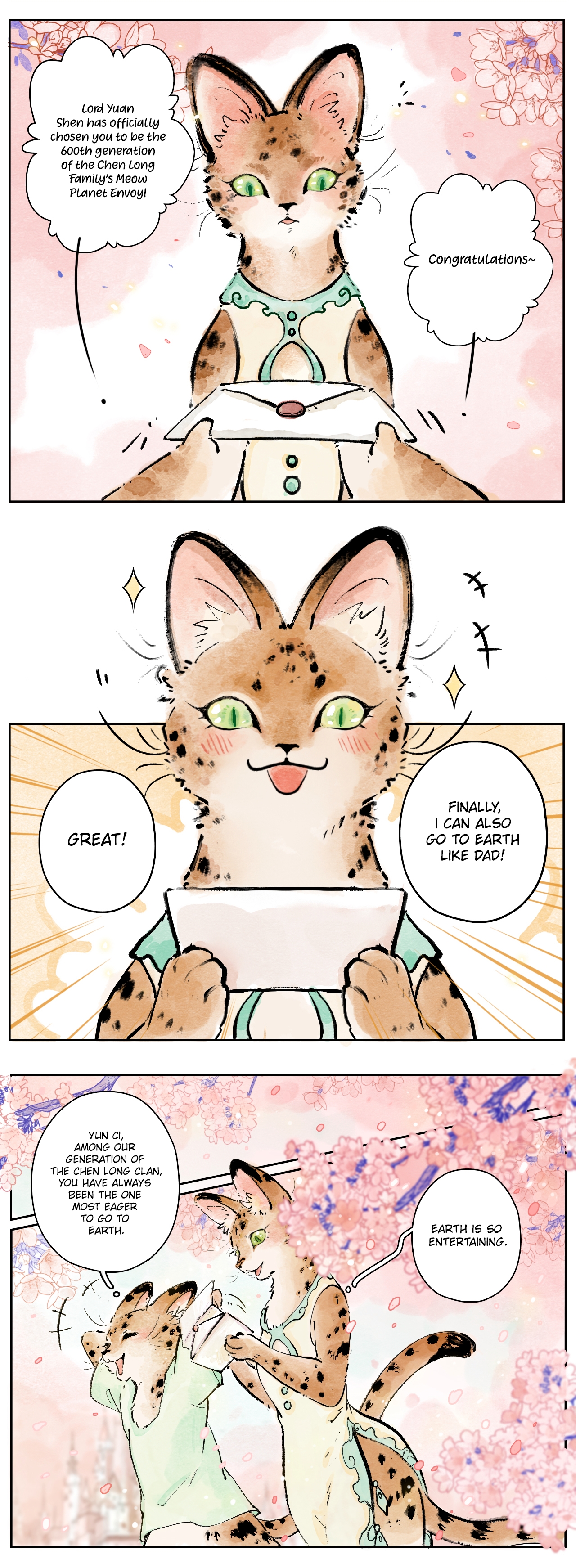 Five Cats Regarding the rescue of Earth 第4页