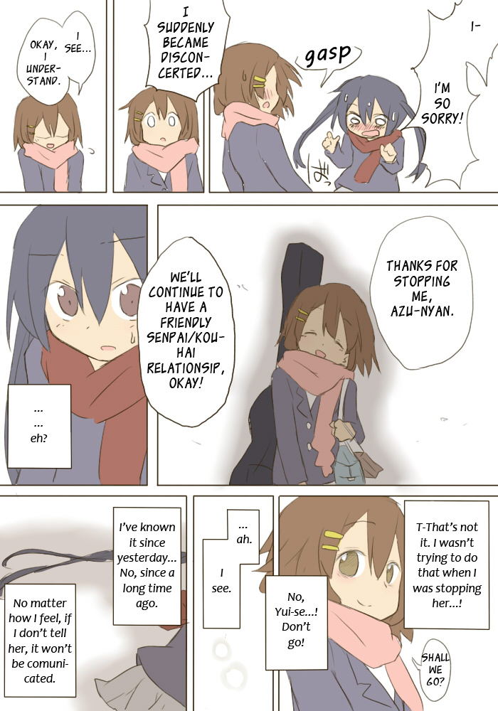 K-ON! - Valentine's Day Manga  (Doujinshi) 第5页