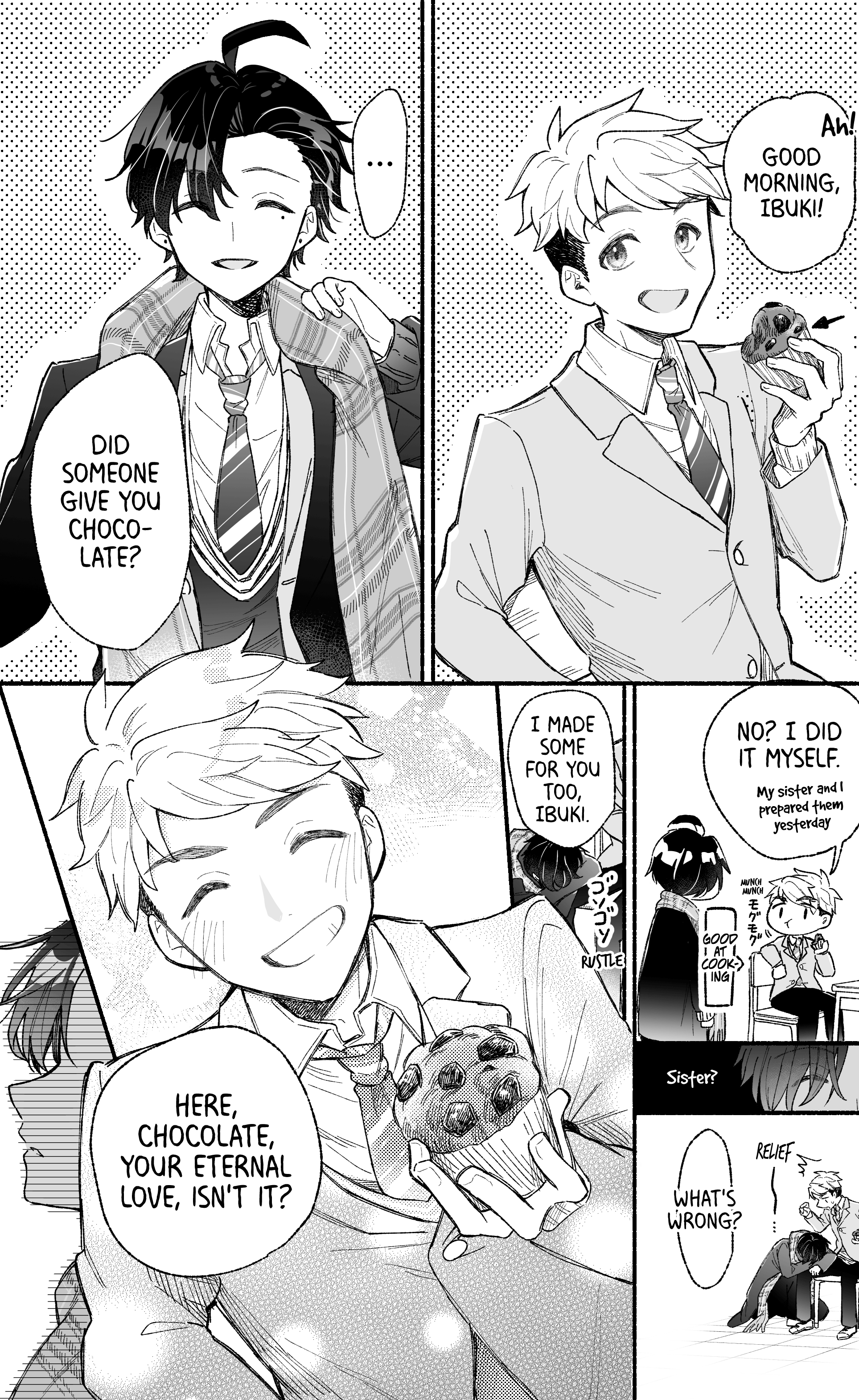 Kakkoii Onna no Ko Yori Kakkoyoku Narou to Suru Ohanashi (Pre-Serialization) Happy Valentine's 第1页