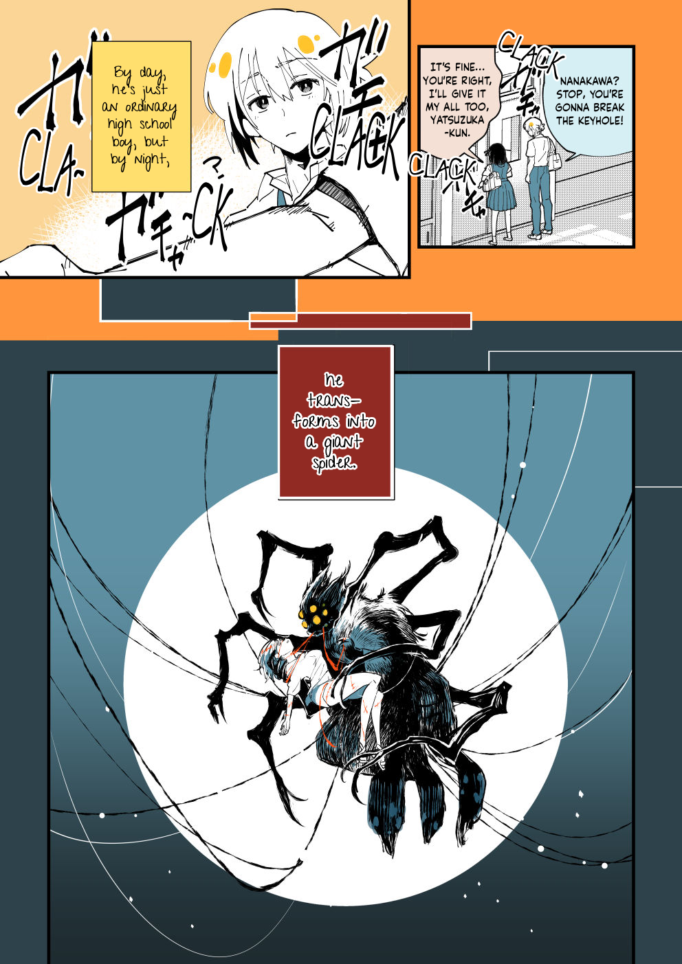 Shi ni Kake Shoujo to Kumo Ouji I want to do 〇〇 with my monster boyfriend during summer vacation [The dying girl and the Spider Prince] Part 1 第4页