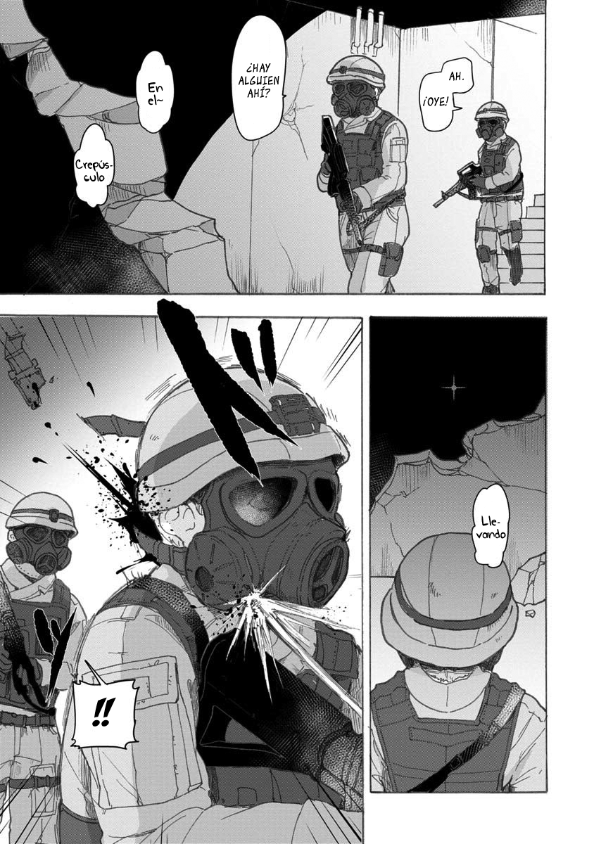 Ookami no Ko Sora wa Senjou ni iru Niña lobo 第22页