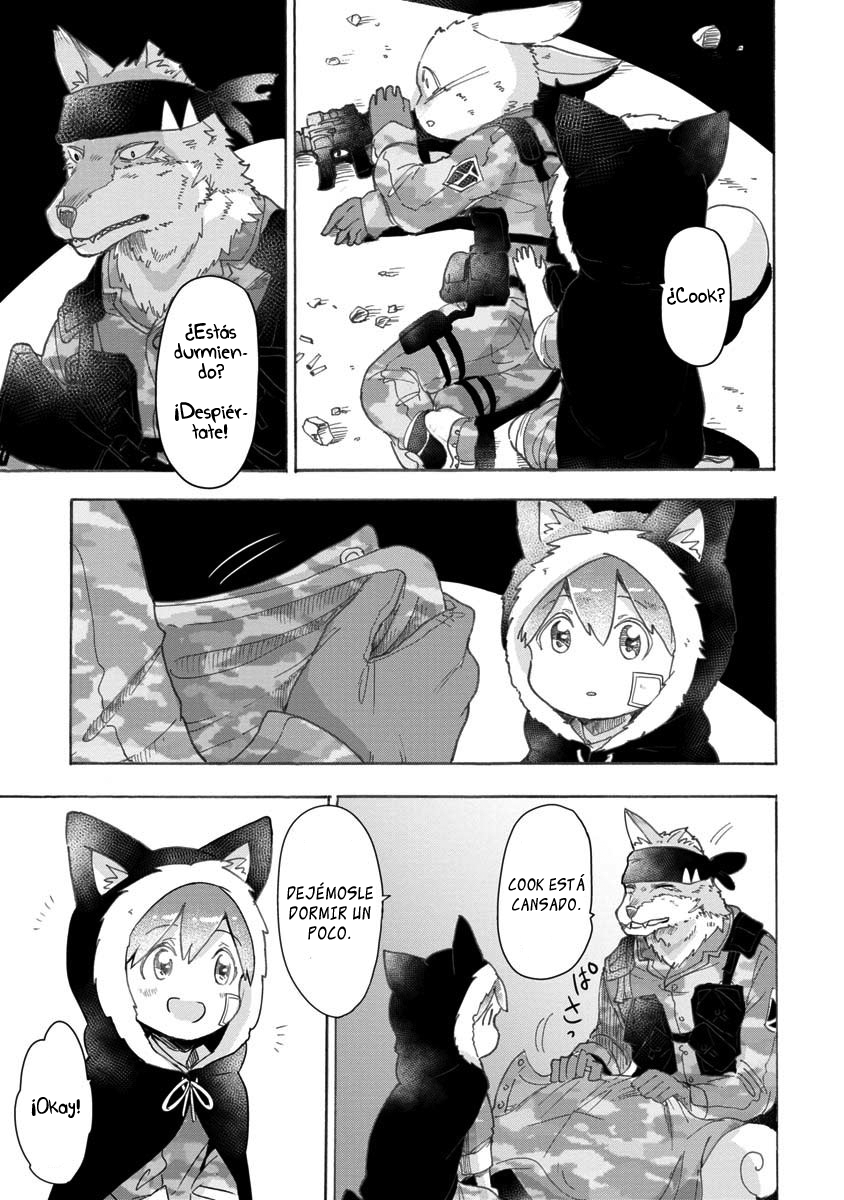 Ookami no Ko Sora wa Senjou ni iru Niña lobo 第28页