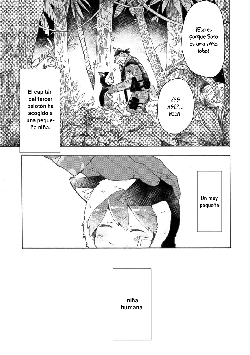 Ookami no Ko Sora wa Senjou ni iru Niña lobo 第30页