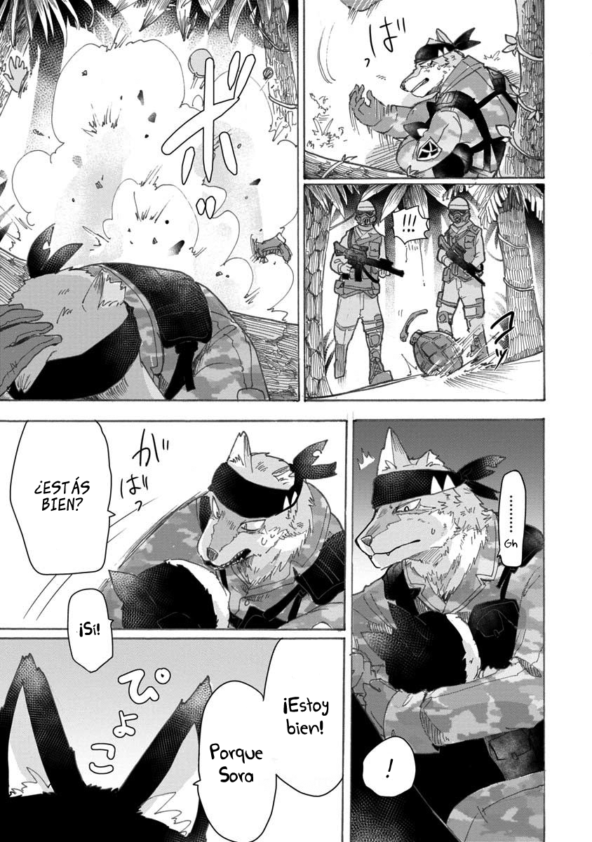 Ookami no Ko Sora wa Senjou ni iru Niña lobo 第7页