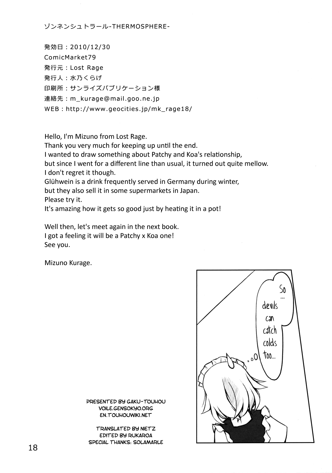Touhou - Sonnen Strahl -THERMOSPHERE- (Doujinshi) Oneshot 第17页