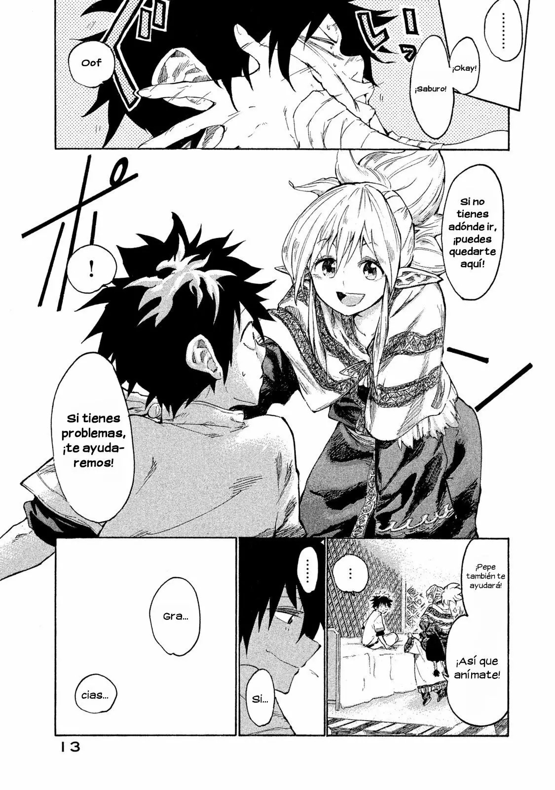 Mazumeshi Elf to Yuuboku gurashi Vol. 1 Ch. 1 第13页