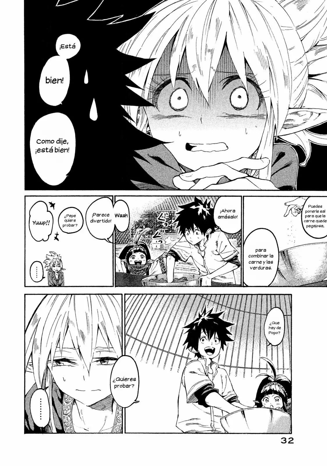 Mazumeshi Elf to Yuuboku gurashi Vol. 1 Ch. 1 第32页