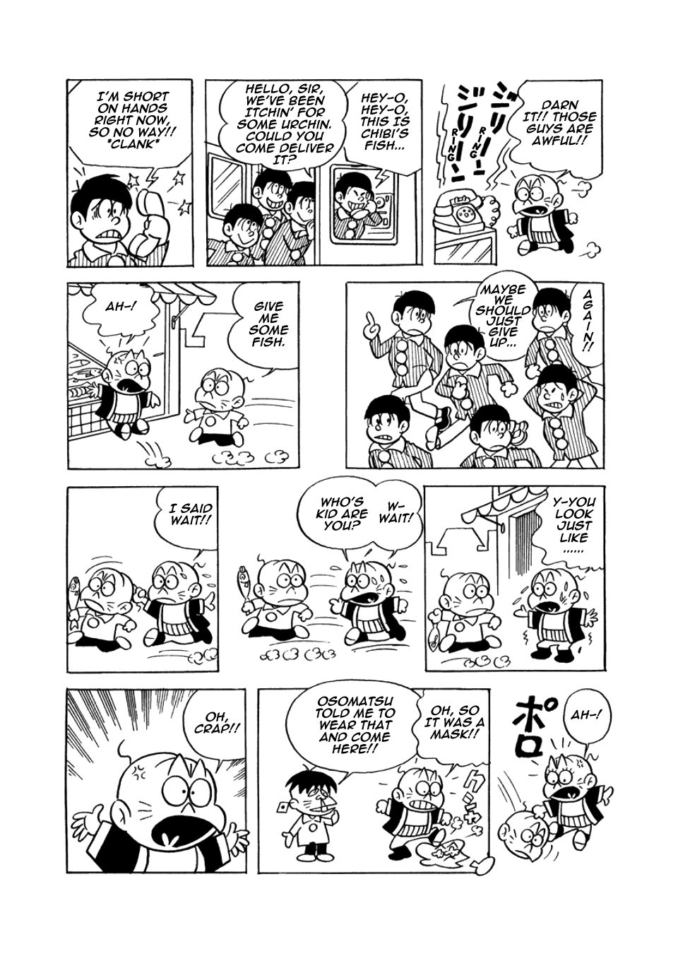 Osomatsu-kun Say Hello to Fish Merchant Chibita 第13页