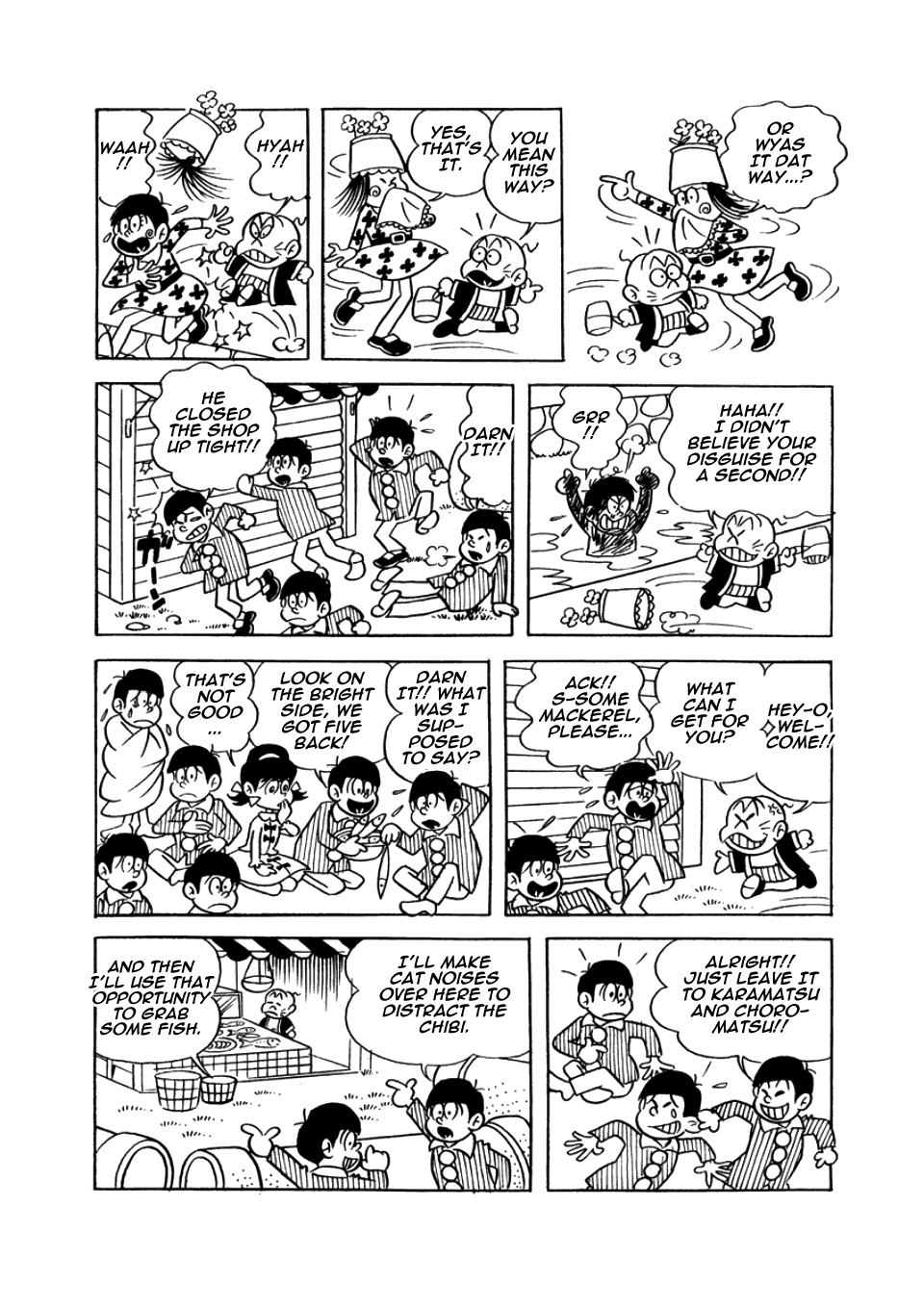 Osomatsu-kun Say Hello to Fish Merchant Chibita 第10页