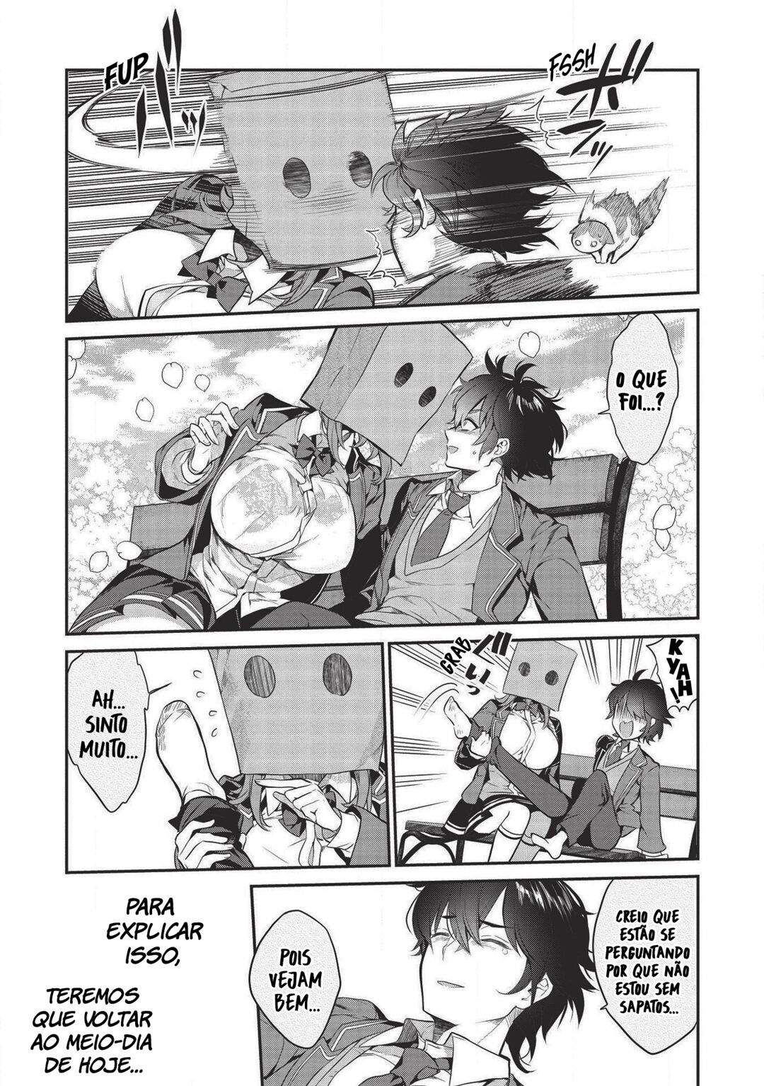 Kamiyama-san no Kamibukuro no Naka ni wa Saco 1: O Encontro Totalmente Inesperado com a Garota da Sacola de Papel. 第5页