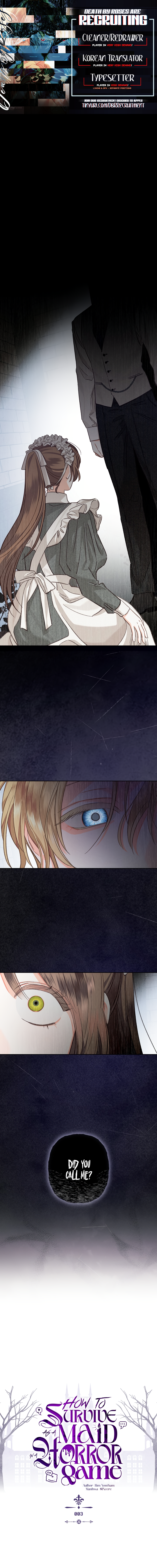 How to Survive as a Maid in a Horror Game Ch. 3 第1页