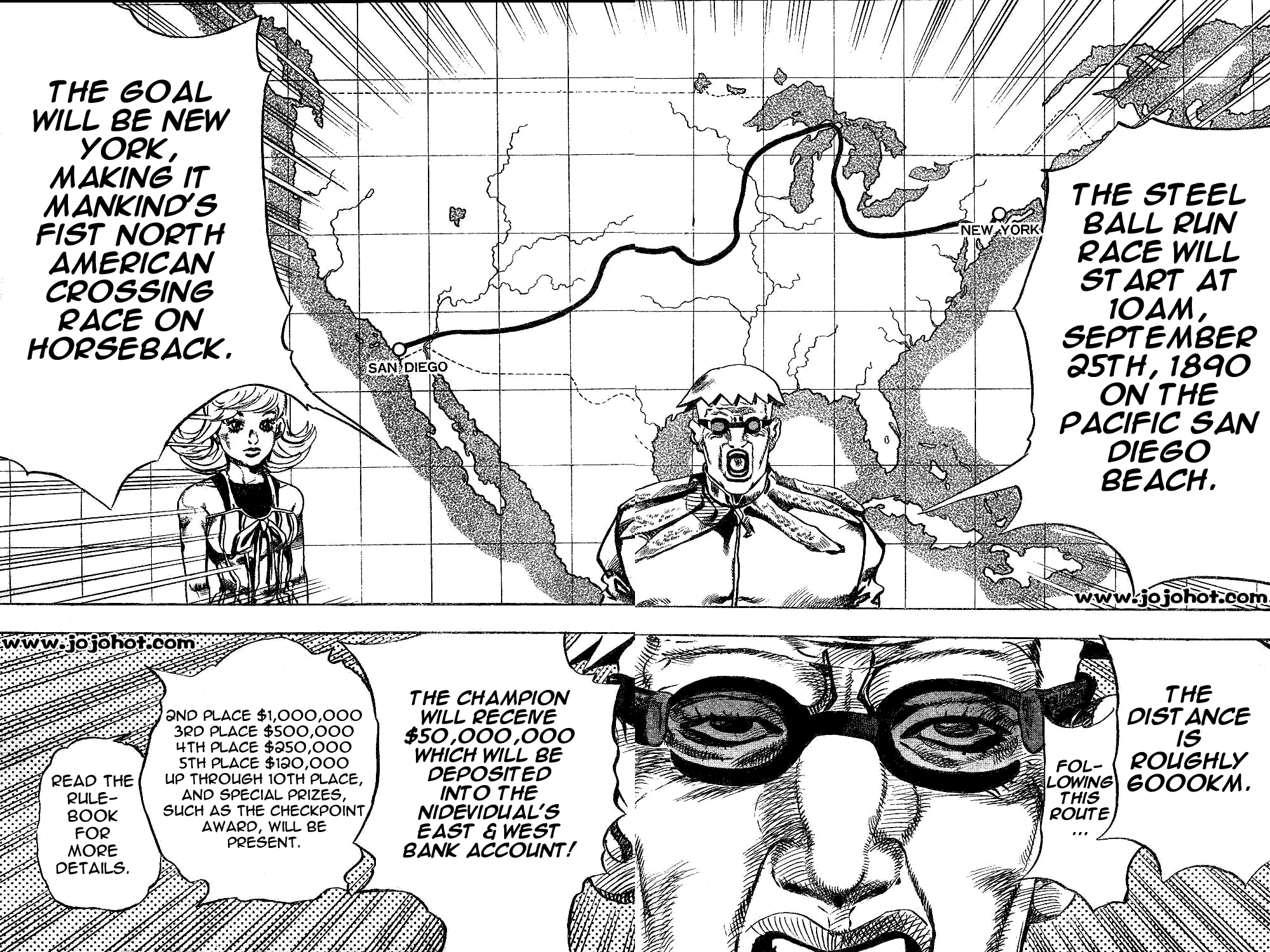 JoJo's Bizarre Adventure Part 7 - Steel Ball Run The Steel Ball Run Press Conference 第34页