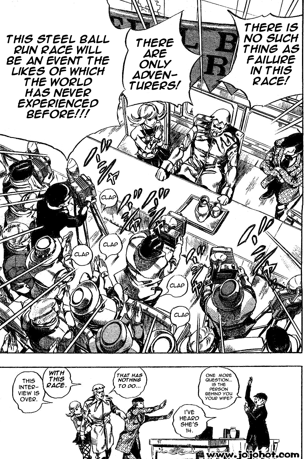 JoJo's Bizarre Adventure Part 7 - Steel Ball Run The Steel Ball Run Press Conference 第42页