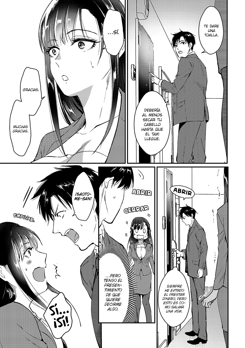Tsuki 50-man Moratte mo Ikigai no nai Tonari no Onee-san ni 30-man de Yatowarete "Okaeri" tte Iu Oshigoto ga Tanoshii Mi vecina Saotome 第9页