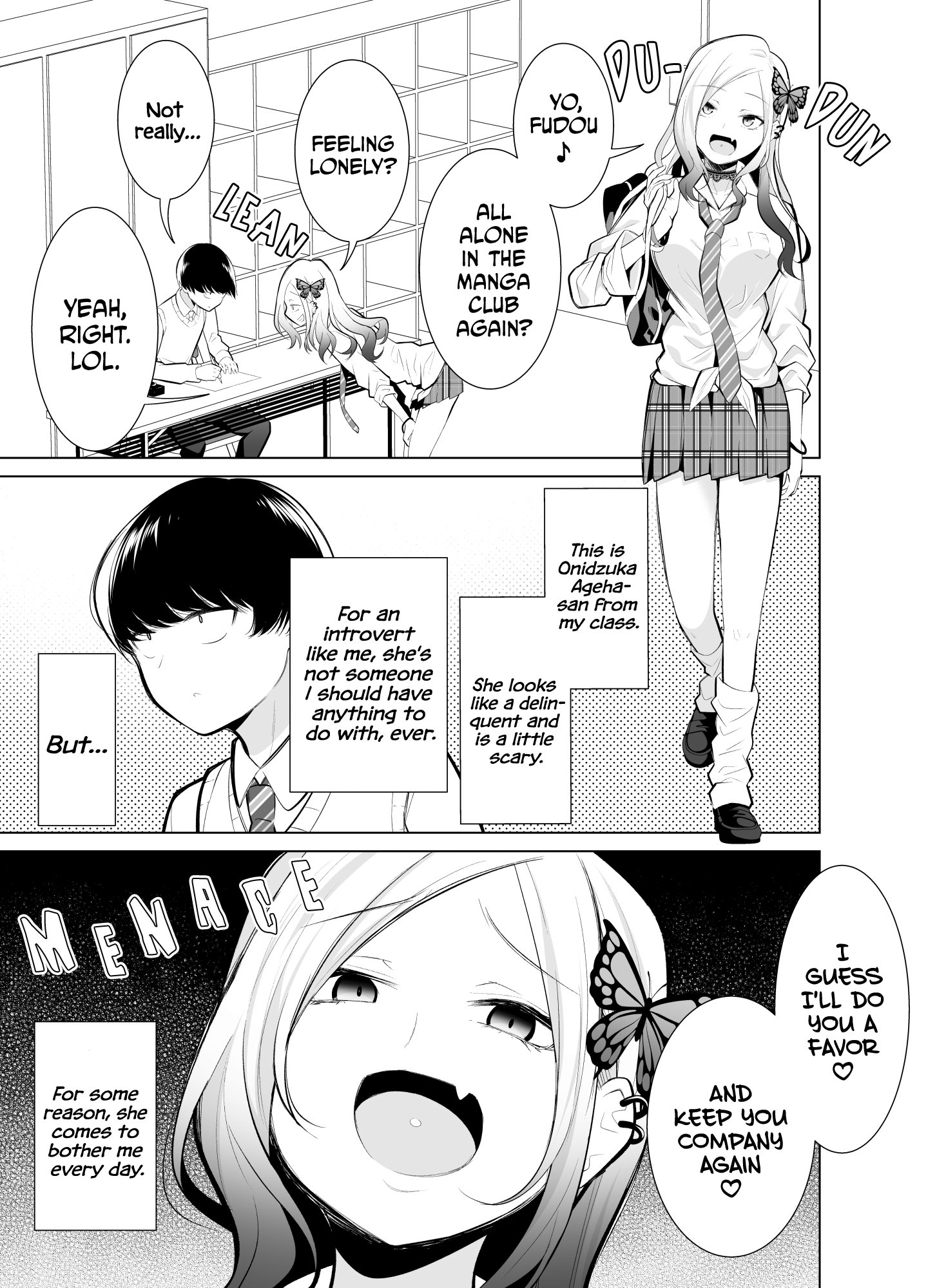 Delinquent Gyaru and An Unperturbed Me 第1页