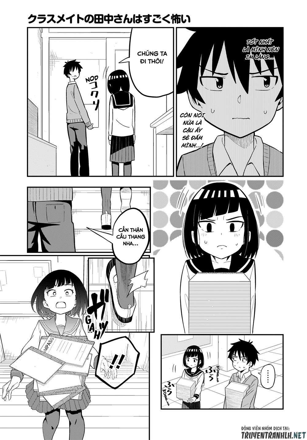 Classmate no Tanaka-san wa Sugoku Kowai Vol. 1 Ch. 4 第4页