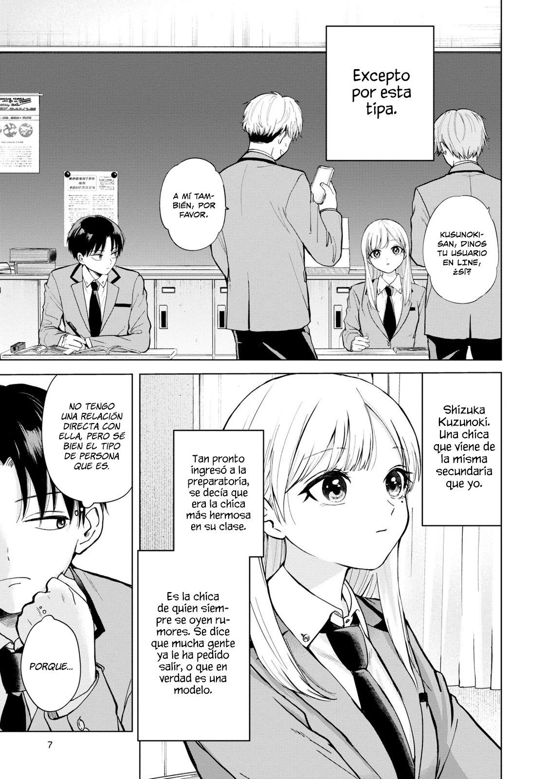 Kusunoki-san wa Koukou Debut ni Shippai Shite Iru Decidí no volver a interactuar con chicas lindas 第6页