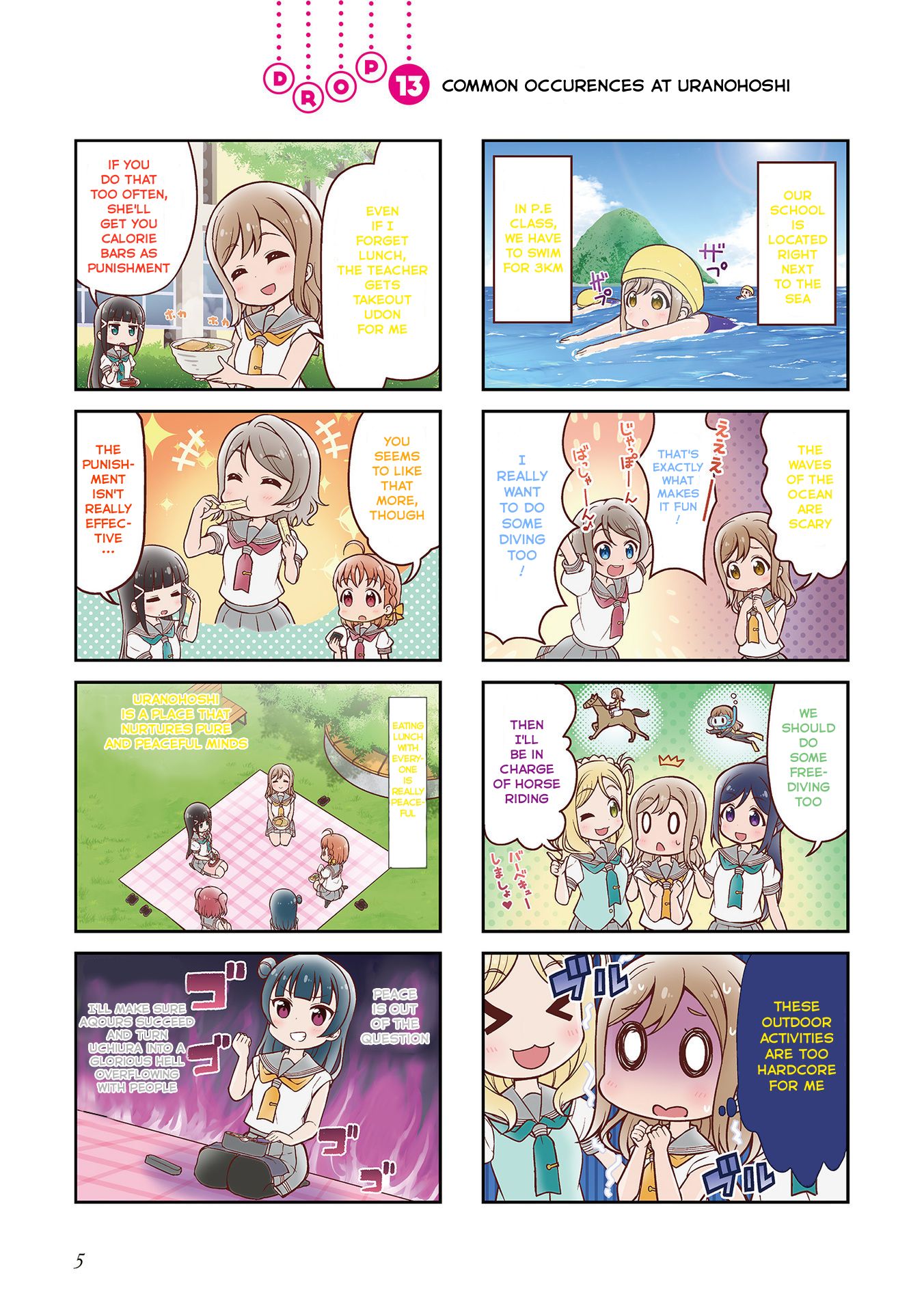 Love Live! Sunshine!! Maru's 4-Koma Actual 4-komas (Part 2) 第7页