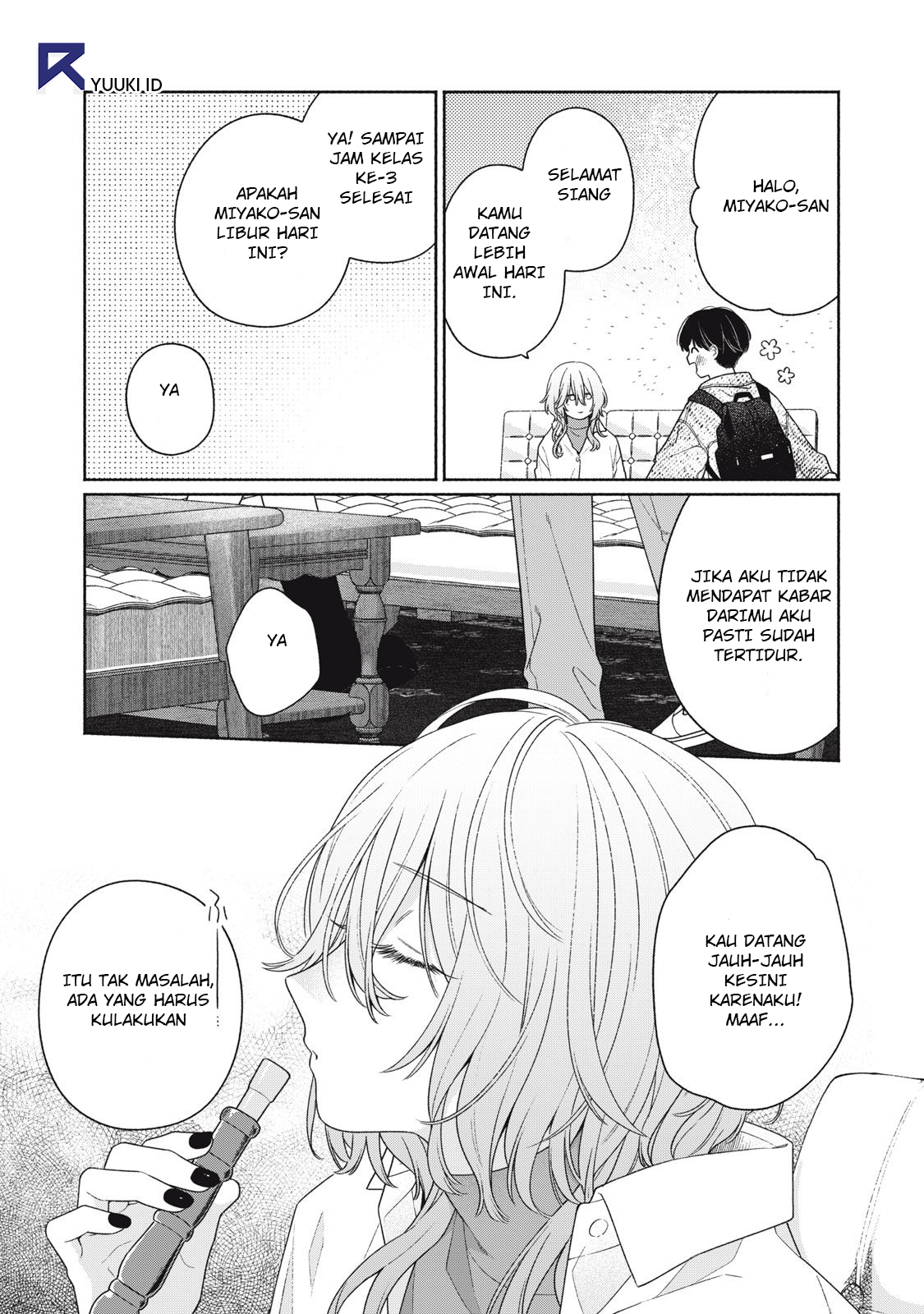 Tayutau Kemuri wa Tsukamenai Cinta dan merona 第4页