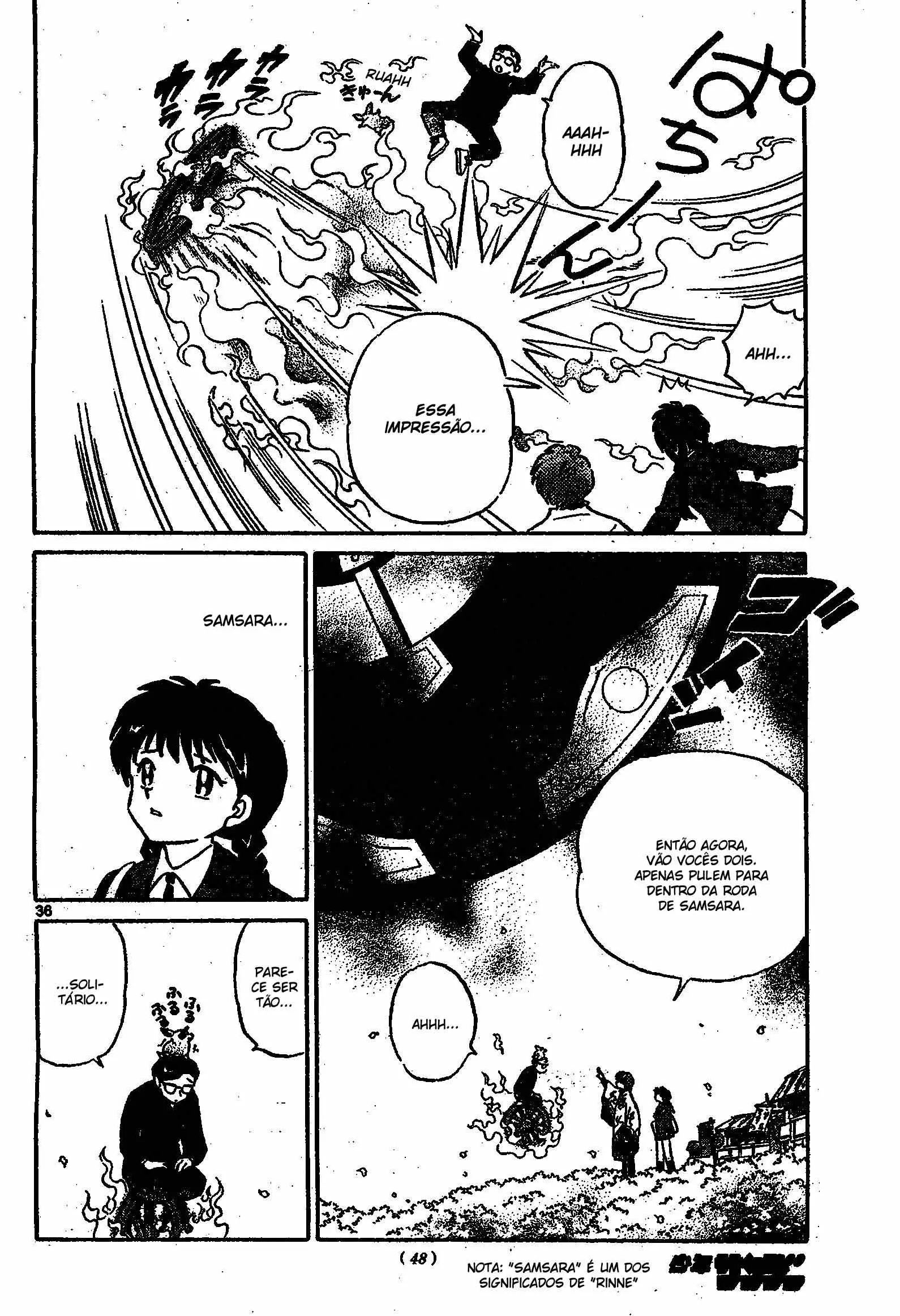 Wheel of Reincarnation Rinne O colega de classe misterioso! 第34页