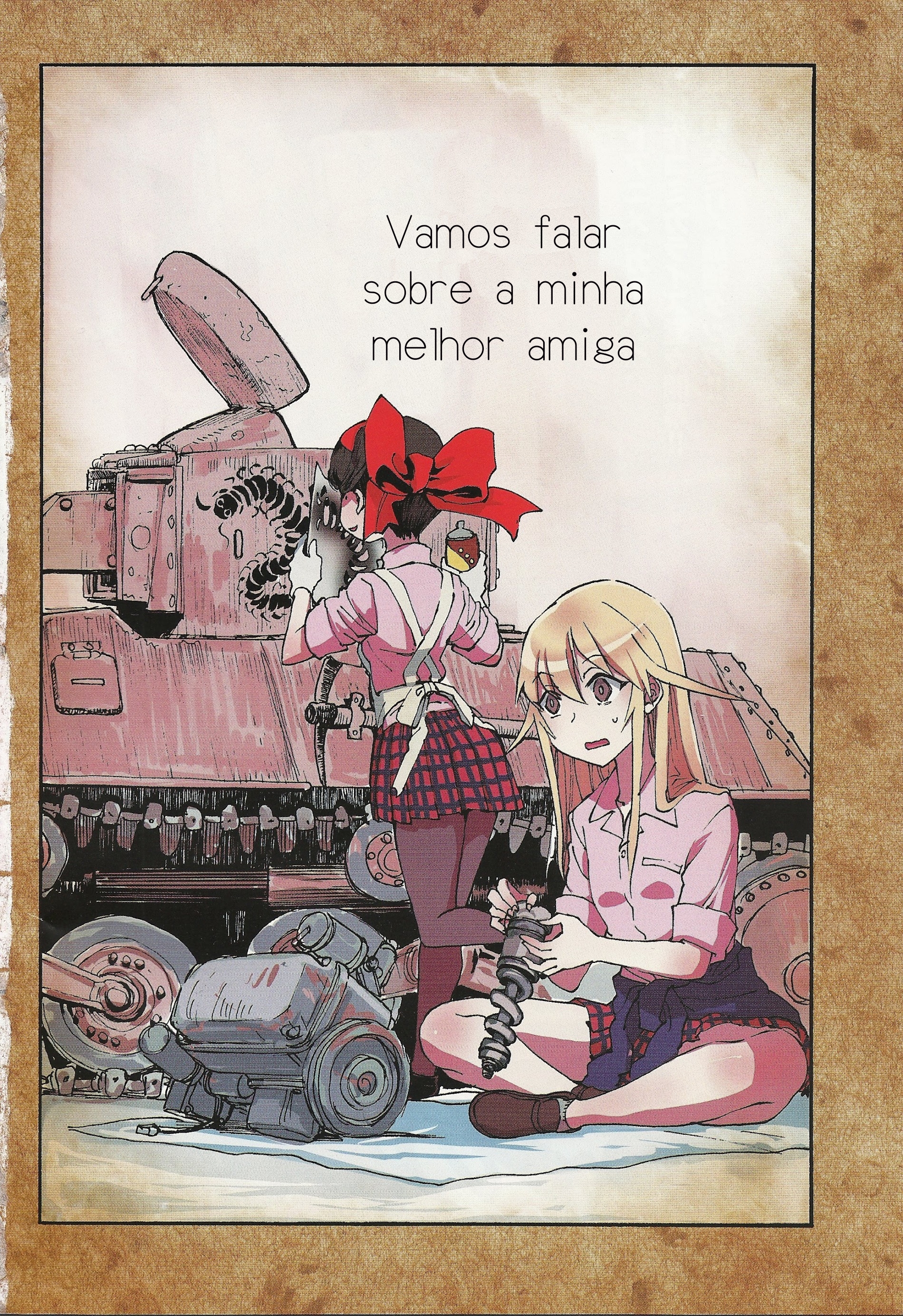 Girls und Panzer: Ribbon no Musha Vamos Falar Sobre a Minha Melhor Amiga 第4页
