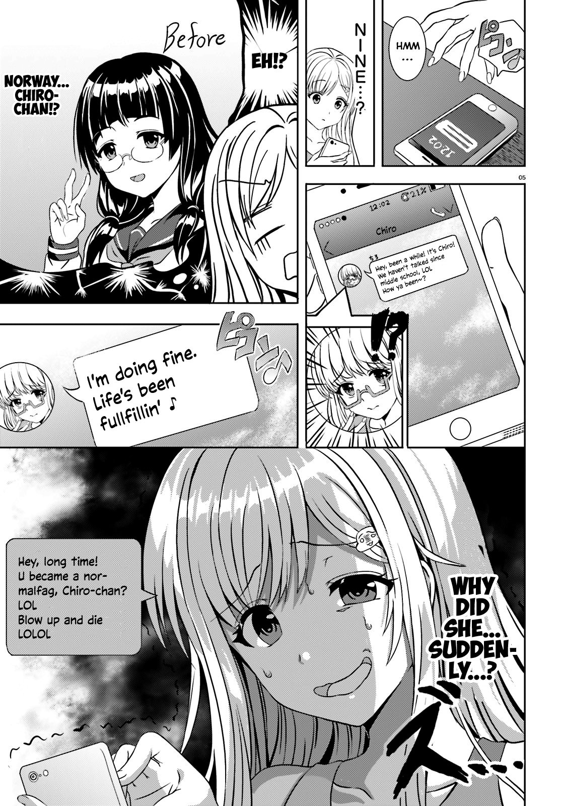 Neeko wa Tsurai yo The Neet when being contacted by an old friend 第5页
