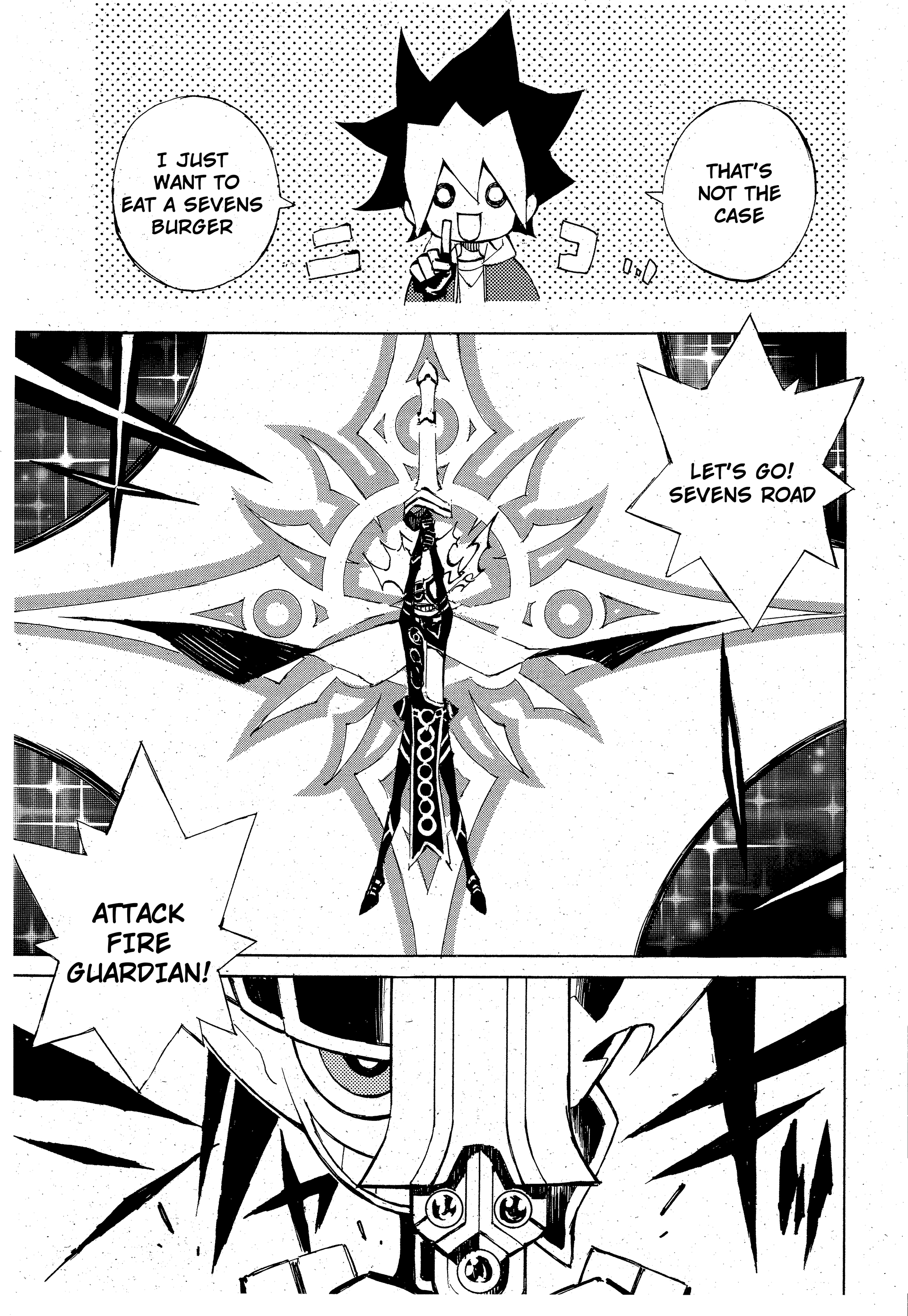 Yu-Gi-Oh! SEVENS Luke! Bakuretsu Hadou Den!! The man who shall be king 第19页