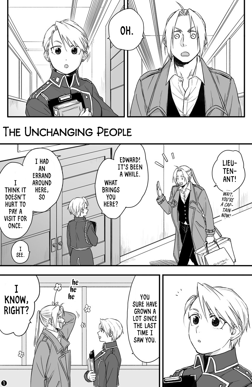 Fullmetal Alchemist - The Unchanging People (Doujinshi) 第1页