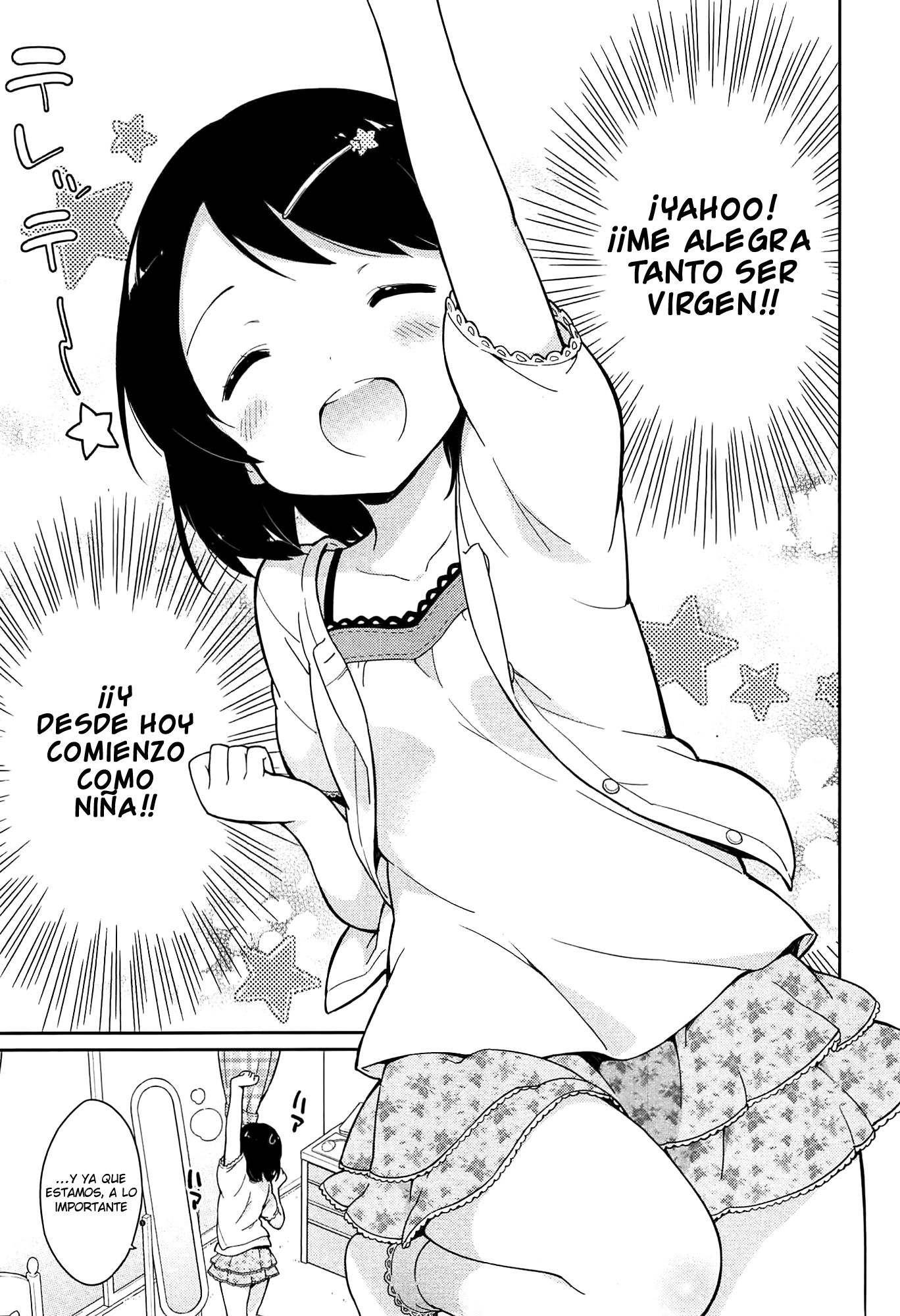 Joshi Shougakusei Hajimemashita Dícese de que ser virgen hasta los 30 te vuelve un hada 第15页