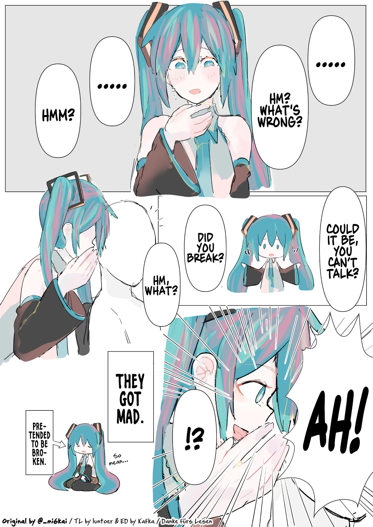 VOCALOID - The Daily Life of Master & Hatsune Miku (Doujinshi) 第1页