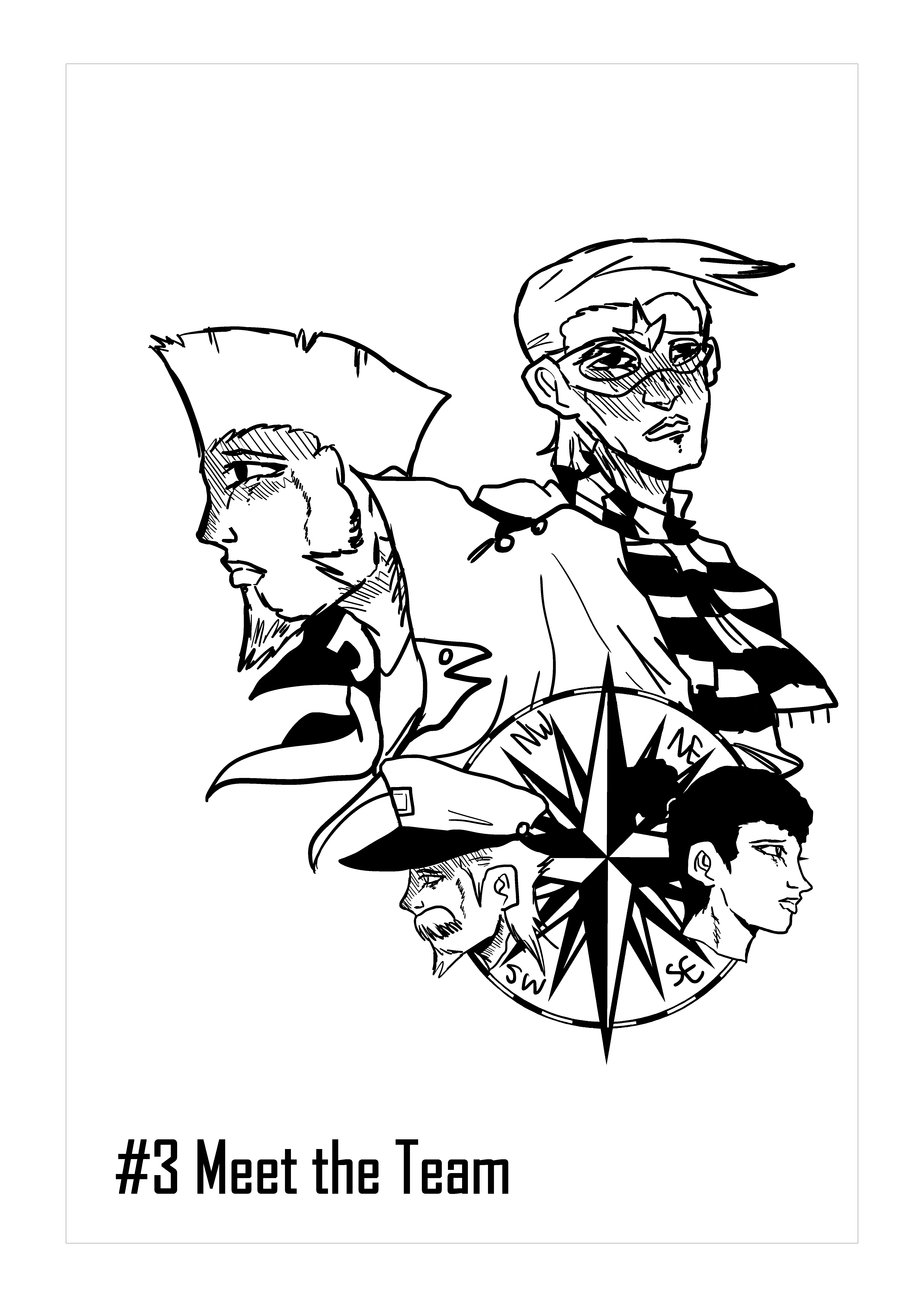 JoJo's Bizarre Adventure - Pearly Eyes (Doujinshi) Meet the Team! 第1页