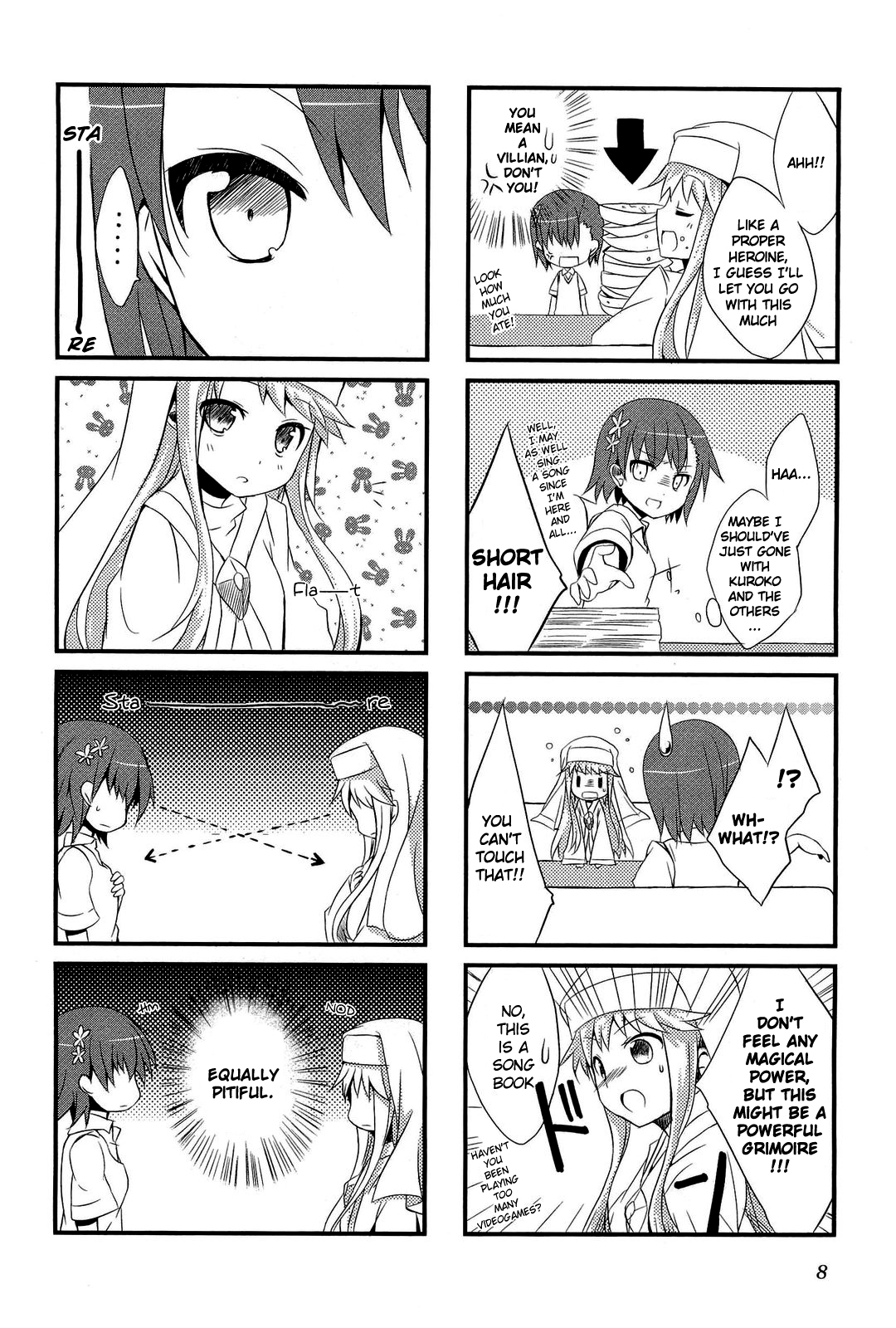 4-koma Koushiki Anthology - Toaru Kagaku no Railgun x Toaru Majutsu no Index In de Railgun (by Mishima Kurone) 第10页