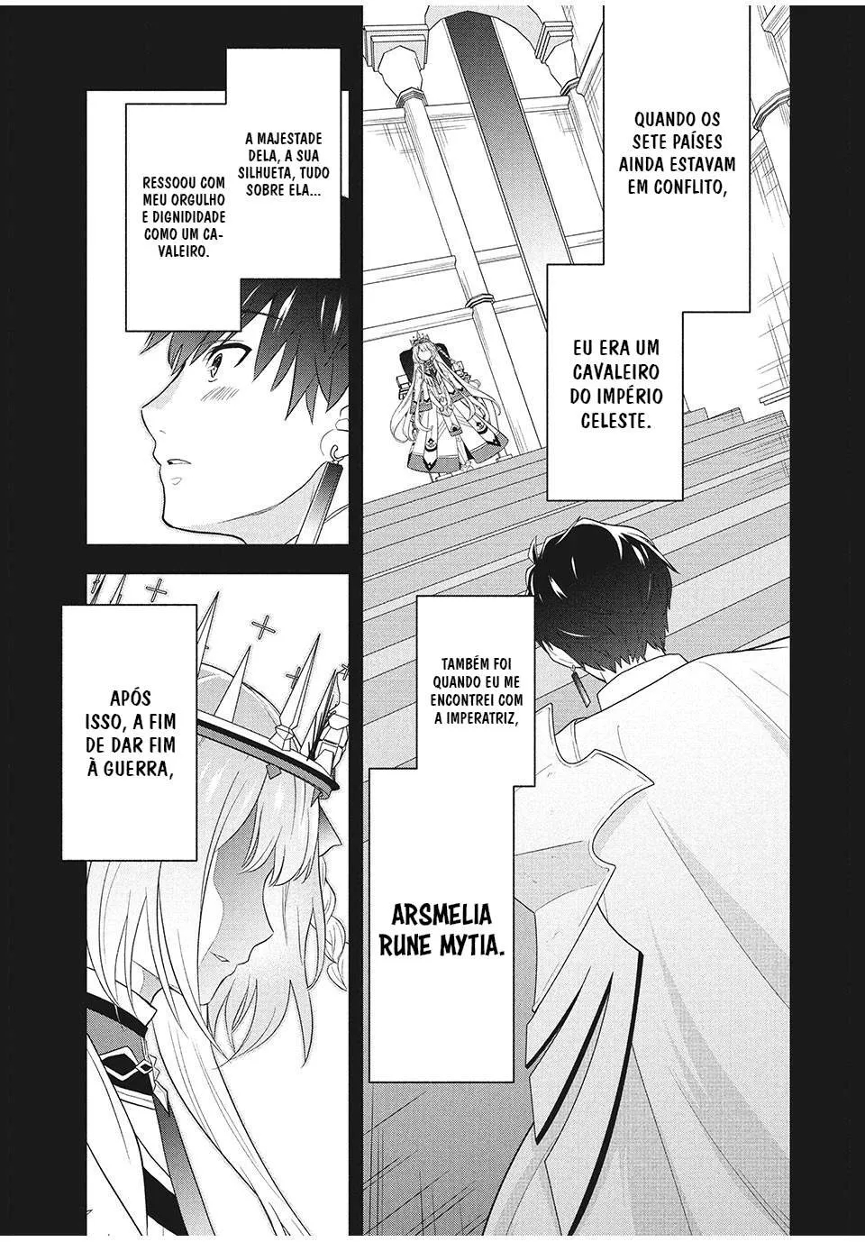 Roku-hime wa Kami Goei ni Koi wo Suru ~Saikyou no Shugo Kishi, Tenseishite Mahou Gakuen ni Iku~ Um garoto sem cor 第19页