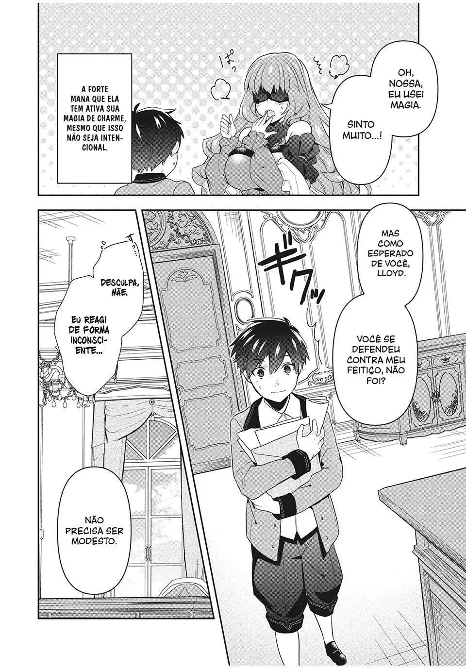 Roku-hime wa Kami Goei ni Koi wo Suru ~Saikyou no Shugo Kishi, Tenseishite Mahou Gakuen ni Iku~ Um garoto sem cor 第8页