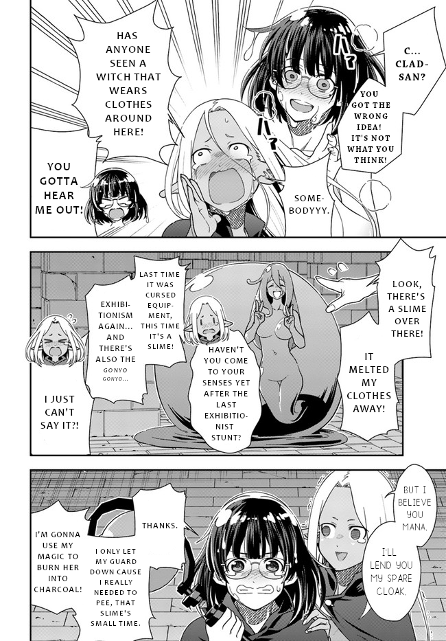 Mahoutsukai Mana to H no Tobira Cloth melting slime VS Exhibitionist Witch 第5页