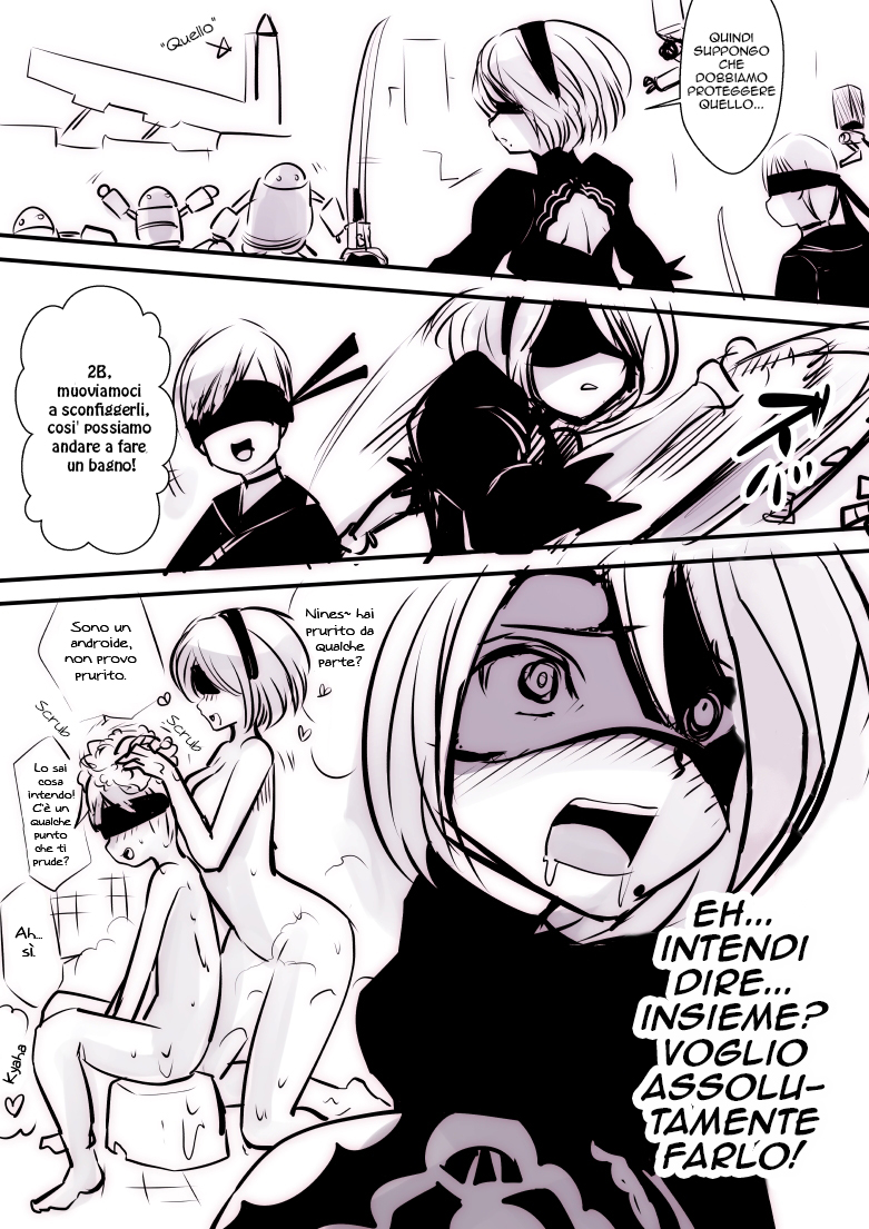 NieR: Automata - 2B Is A Little Bit Silly (Doujinshi) 第5页
