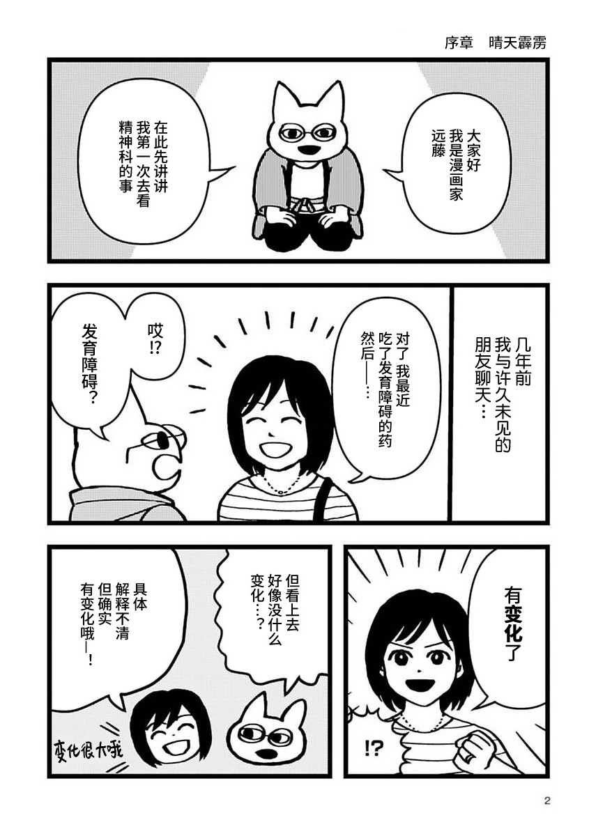 I thought it was a developmental disorder, It was part of schizophrenia. 第3页
