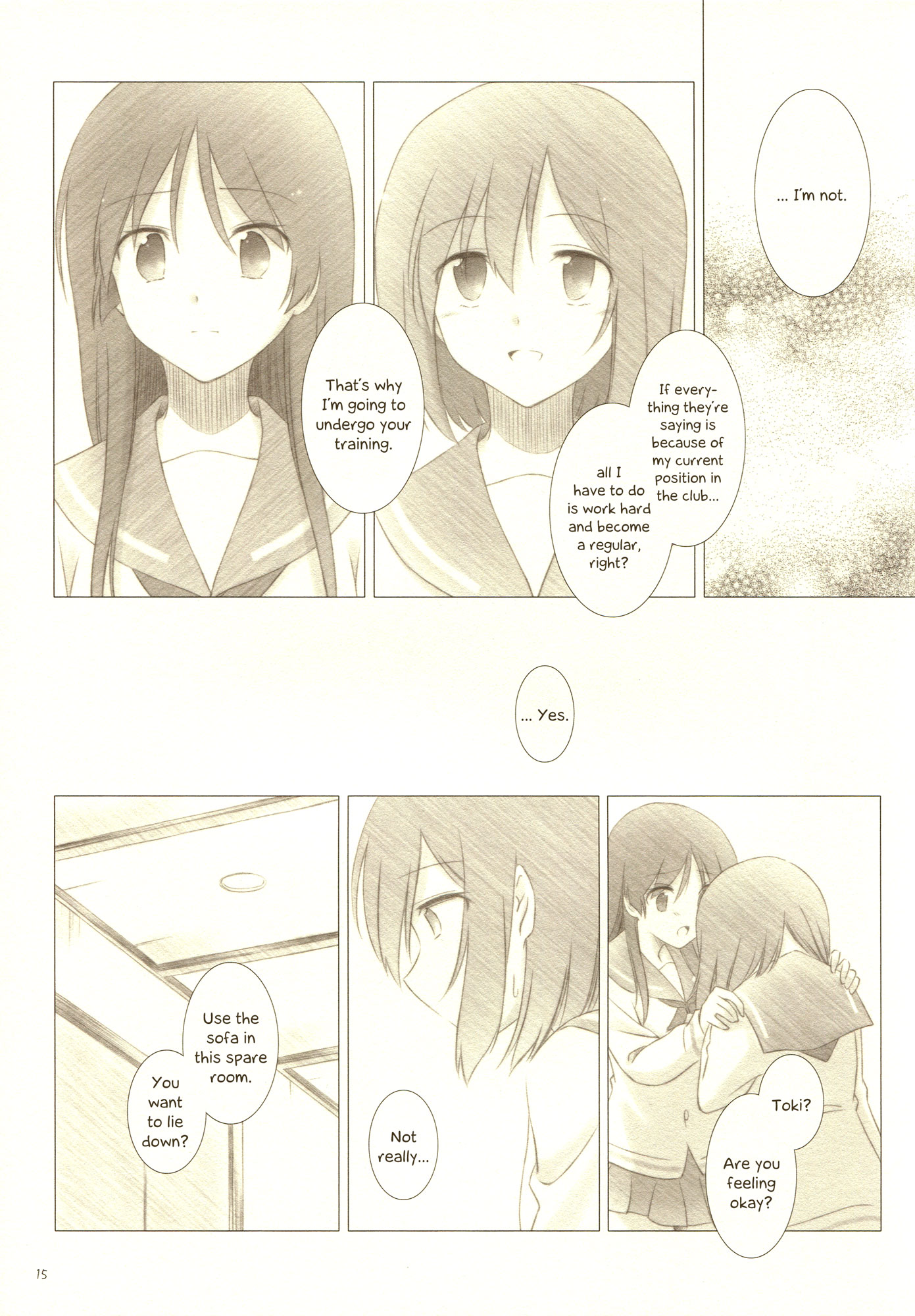 Saki - Let Me Sleep On Your Lap (Doujinshi) Oneshot 第14页