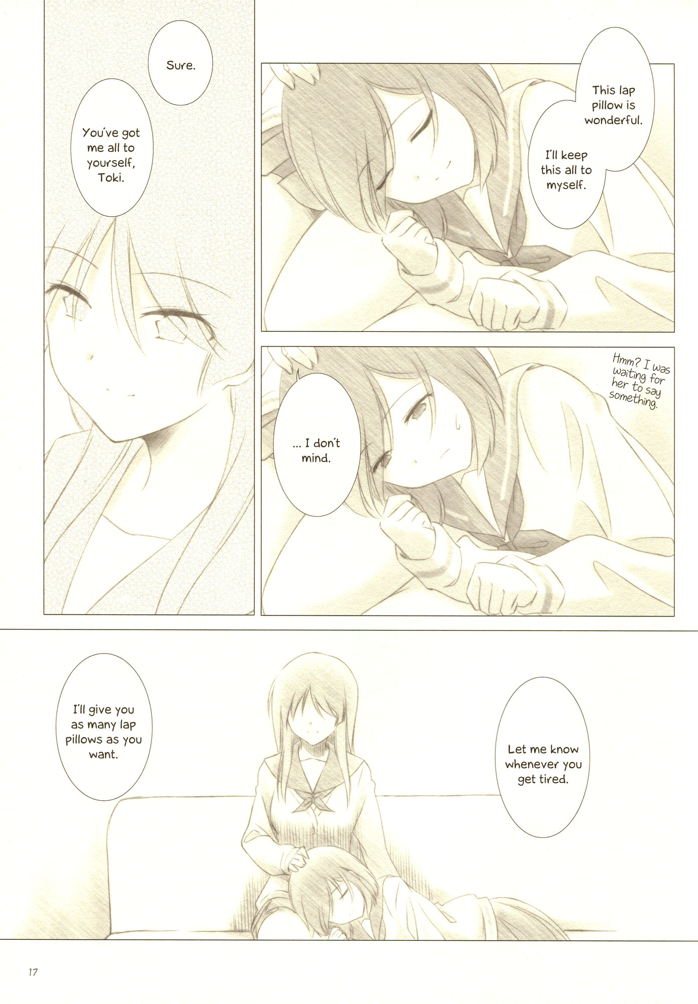 Saki - Let Me Sleep On Your Lap (Doujinshi) Oneshot 第16页