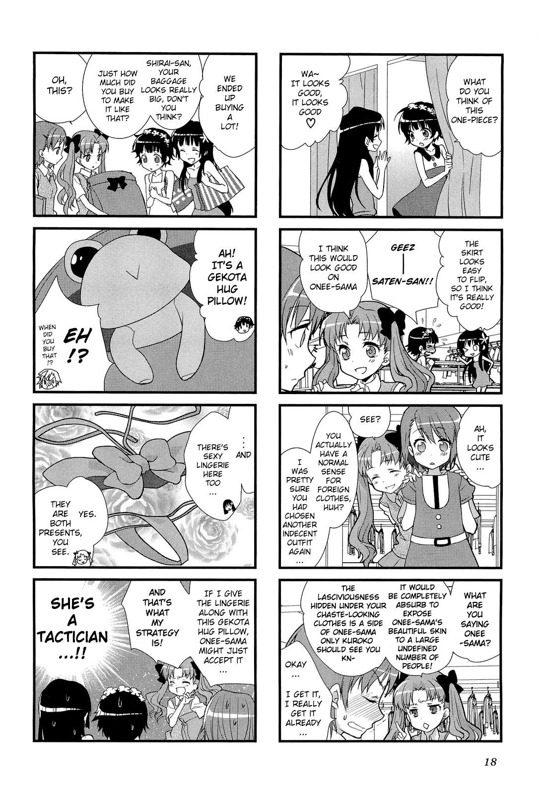 4-koma Koushiki Anthology - Toaru Kagaku no Railgun x Toaru Majutsu no Index Suki Suki Daisuki Onee-sama (by Dokuta Pepako) 第8页